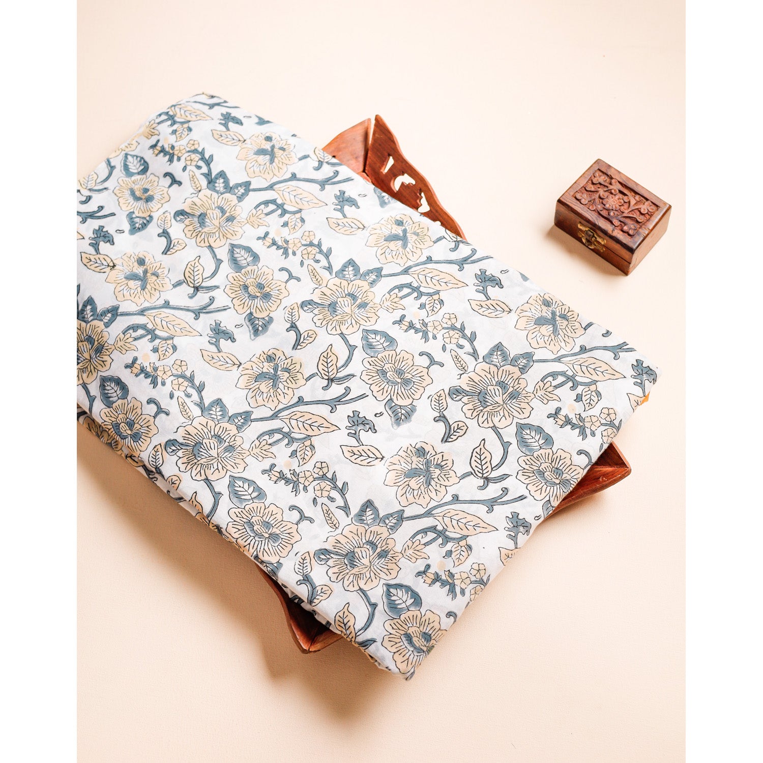 PURE COTTON HANDBLOCK PRINTED FABRIC