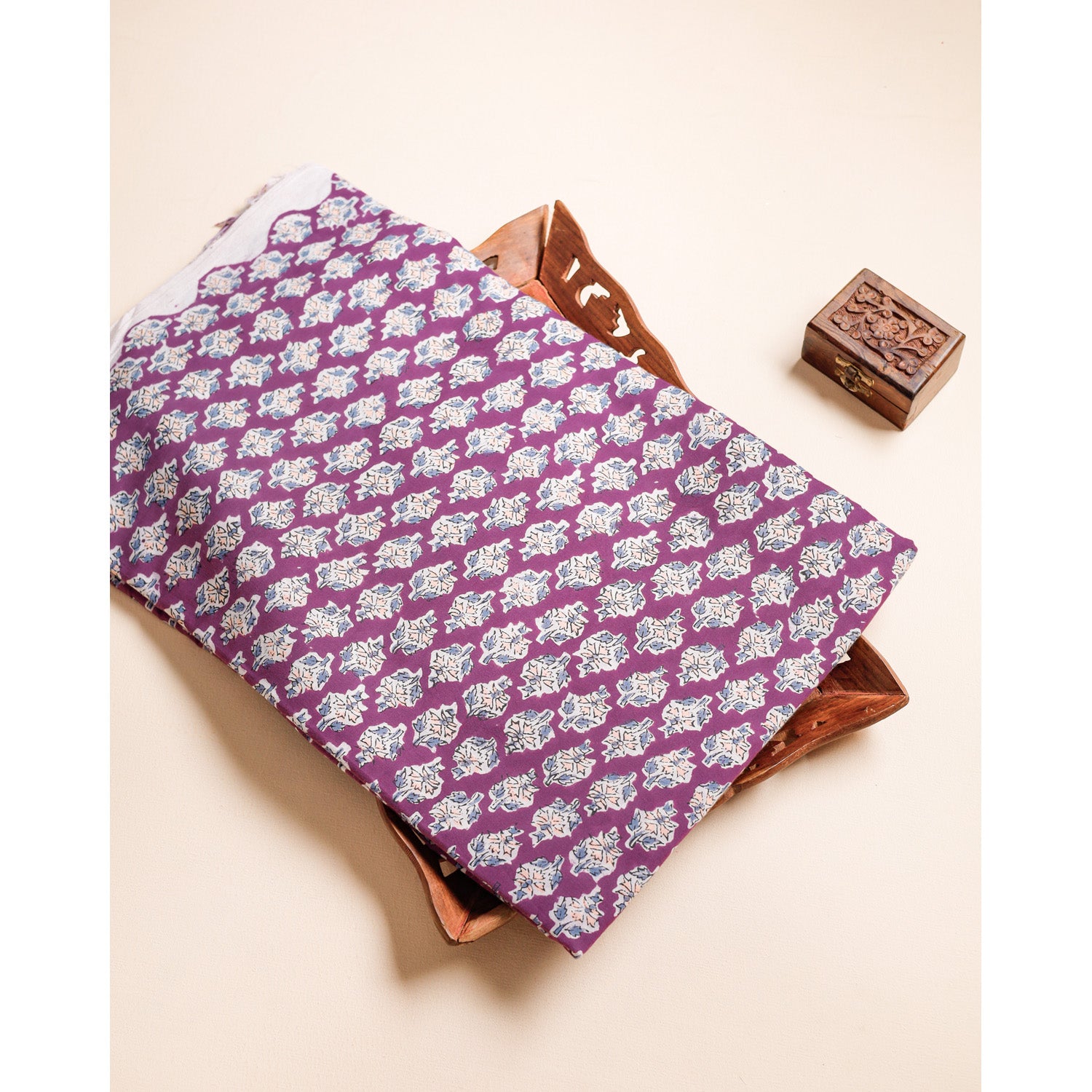 PURE COTTON HANDBLOCK PRINTED FABRIC