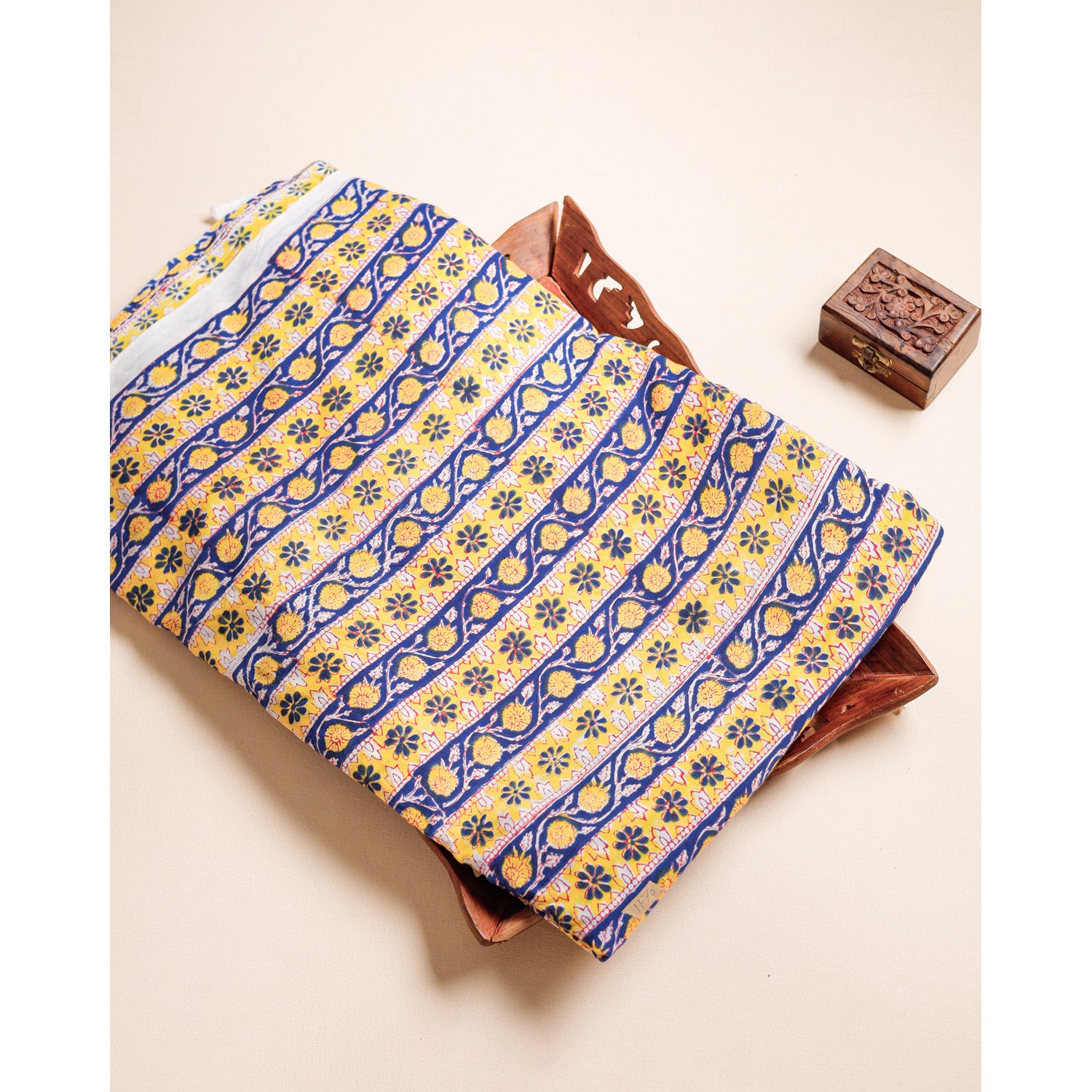PURE COTTON HANDBLOCK PRINTED FABRIC