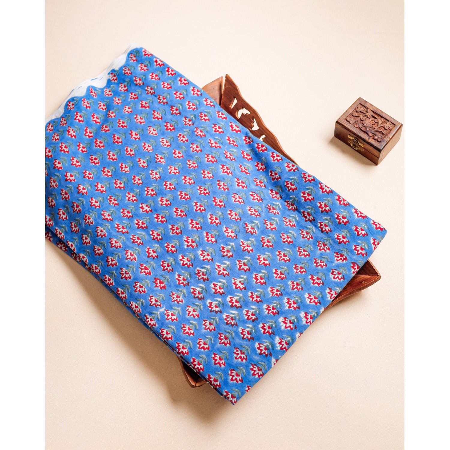 PURE COTTON HANDBLOCK PRINTED FABRIC
