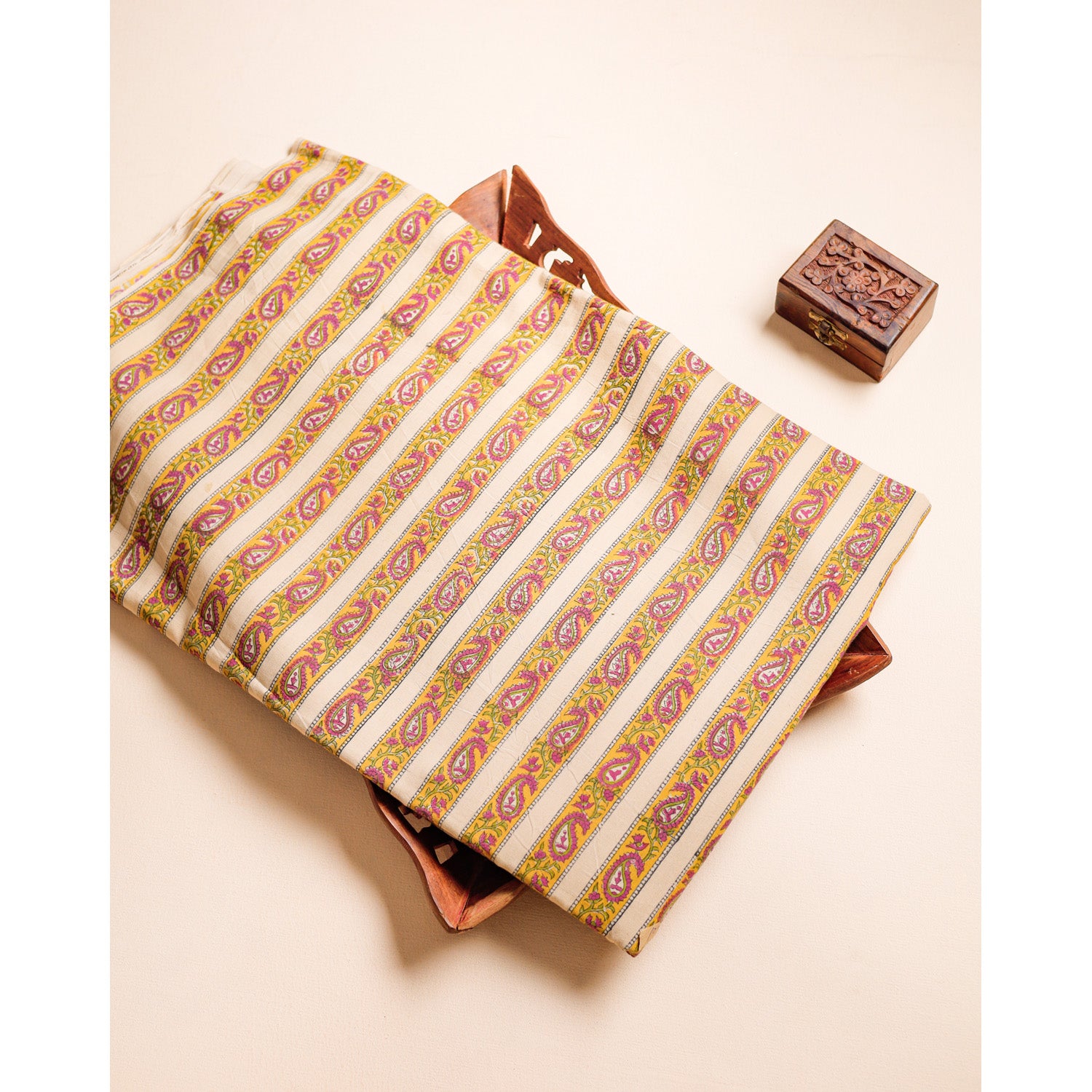 PURE COTTON HANDBLOCK PRINTED FABRIC