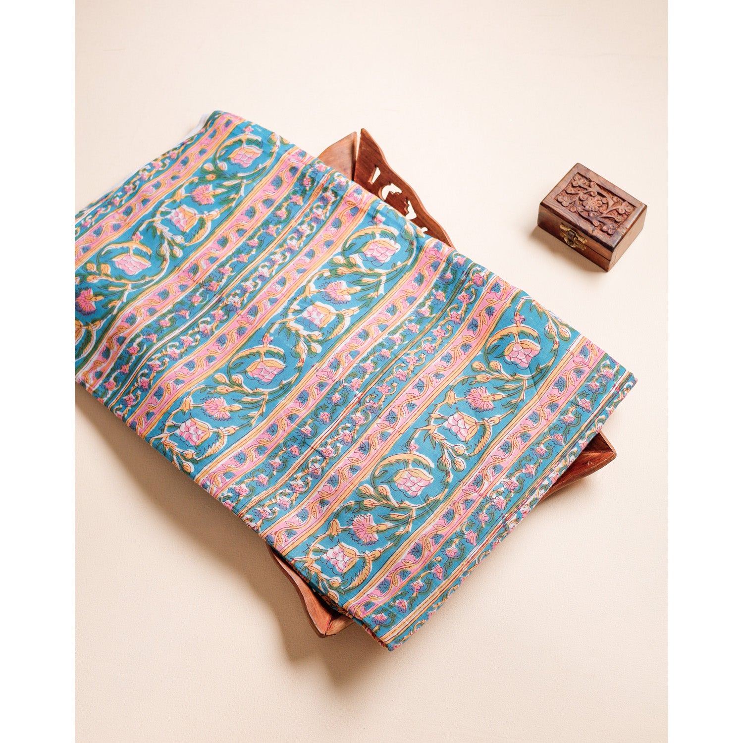 PURE COTTON HANDBLOCK PRINTED FABRIC