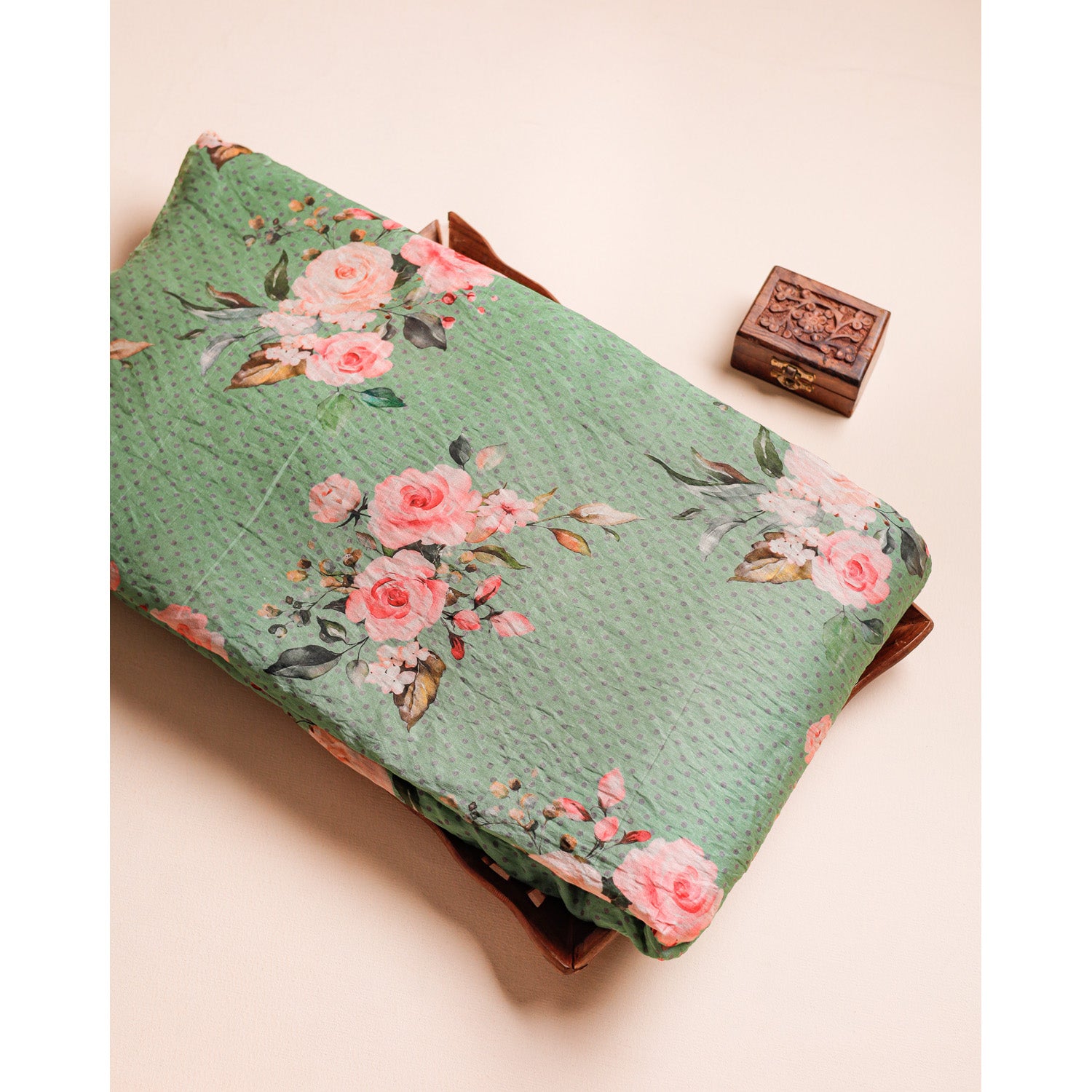 MOGRA CHANDERI PRINTED FABRIC
