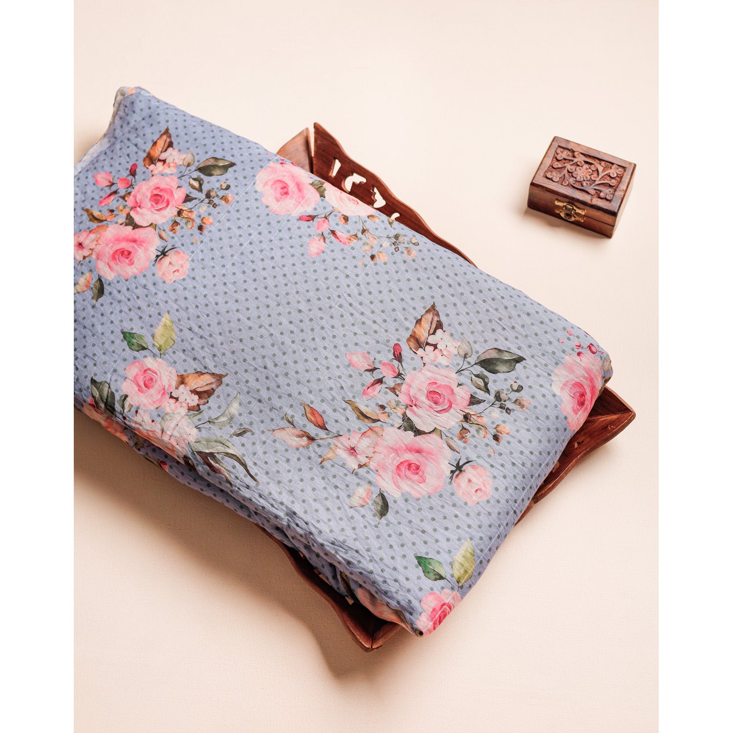 MOGRA CHANDERI PRINTED FABRIC