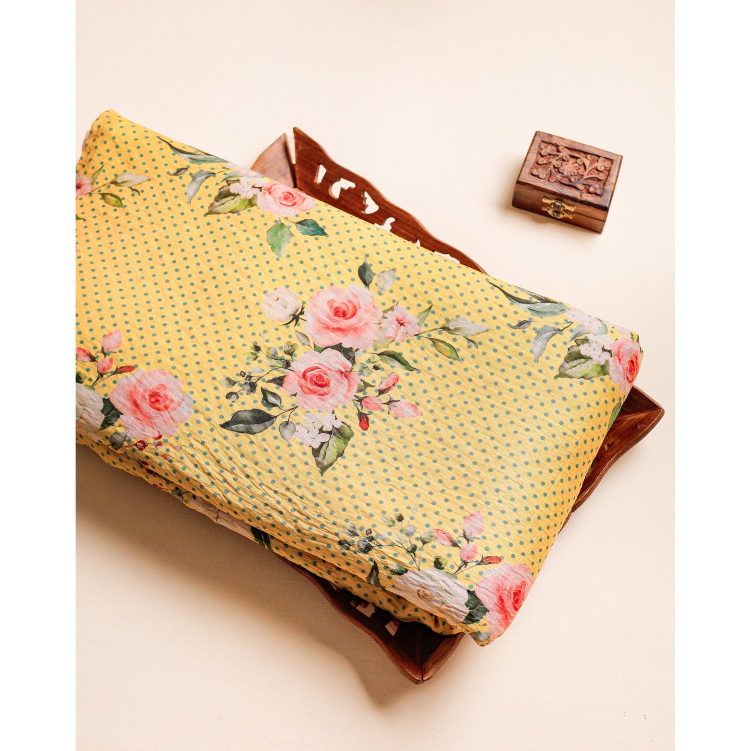 MOGRA CHANDERI PRINTED FABRIC