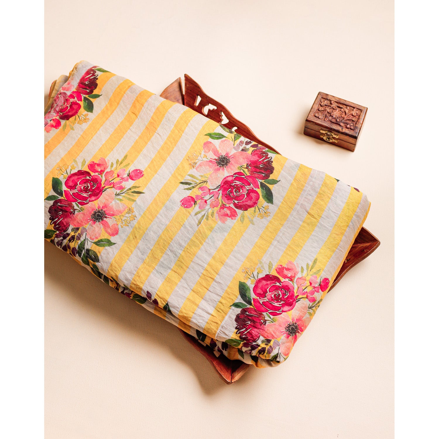 MOGRA CHANDERI PRINTED FABRIC