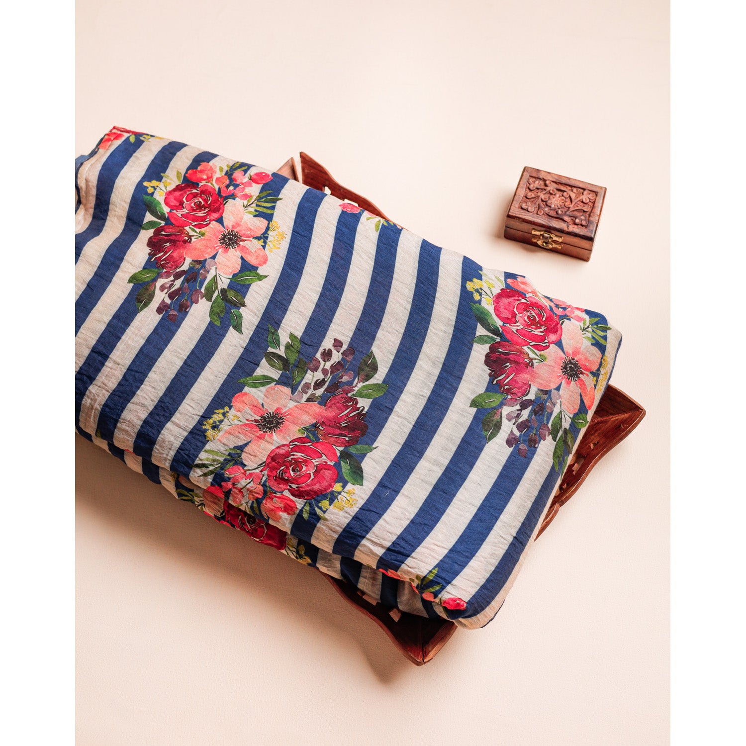 MOGRA CHANDERI PRINTED FABRIC