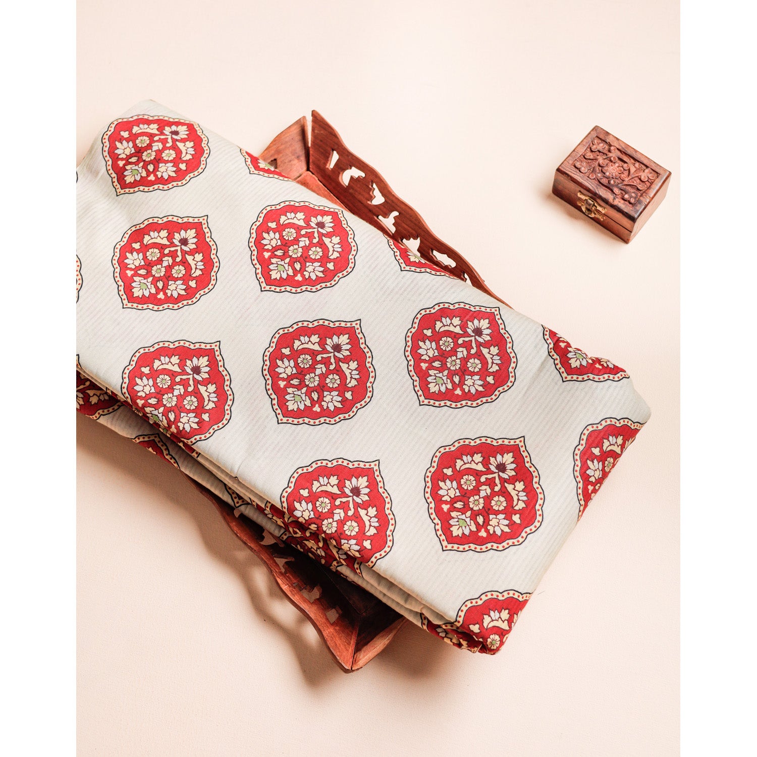 PURE COTTON DOBBY DIGITAL PRINTED FABRIC