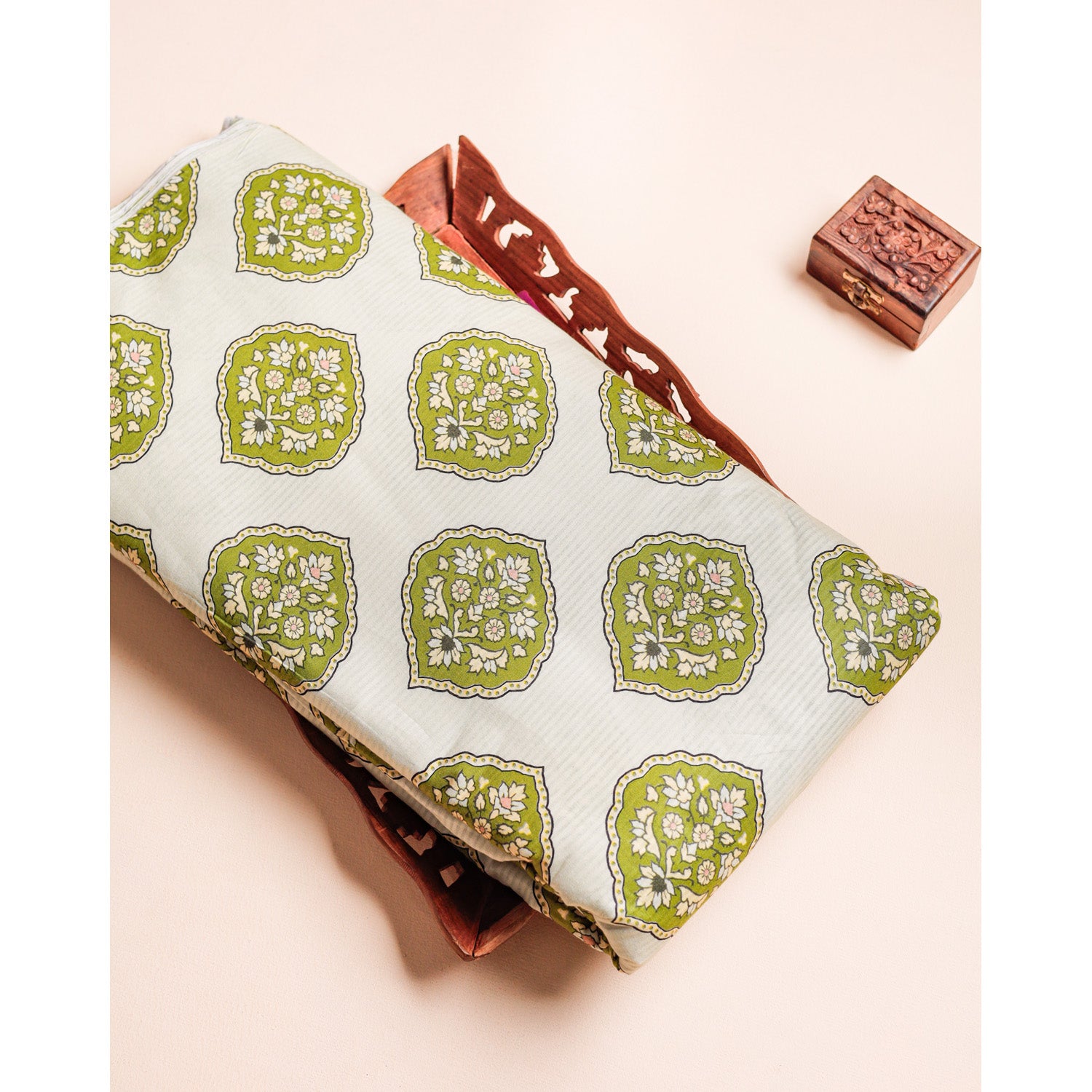 PURE COTTON DOBBY DIGITAL PRINTED FABRIC