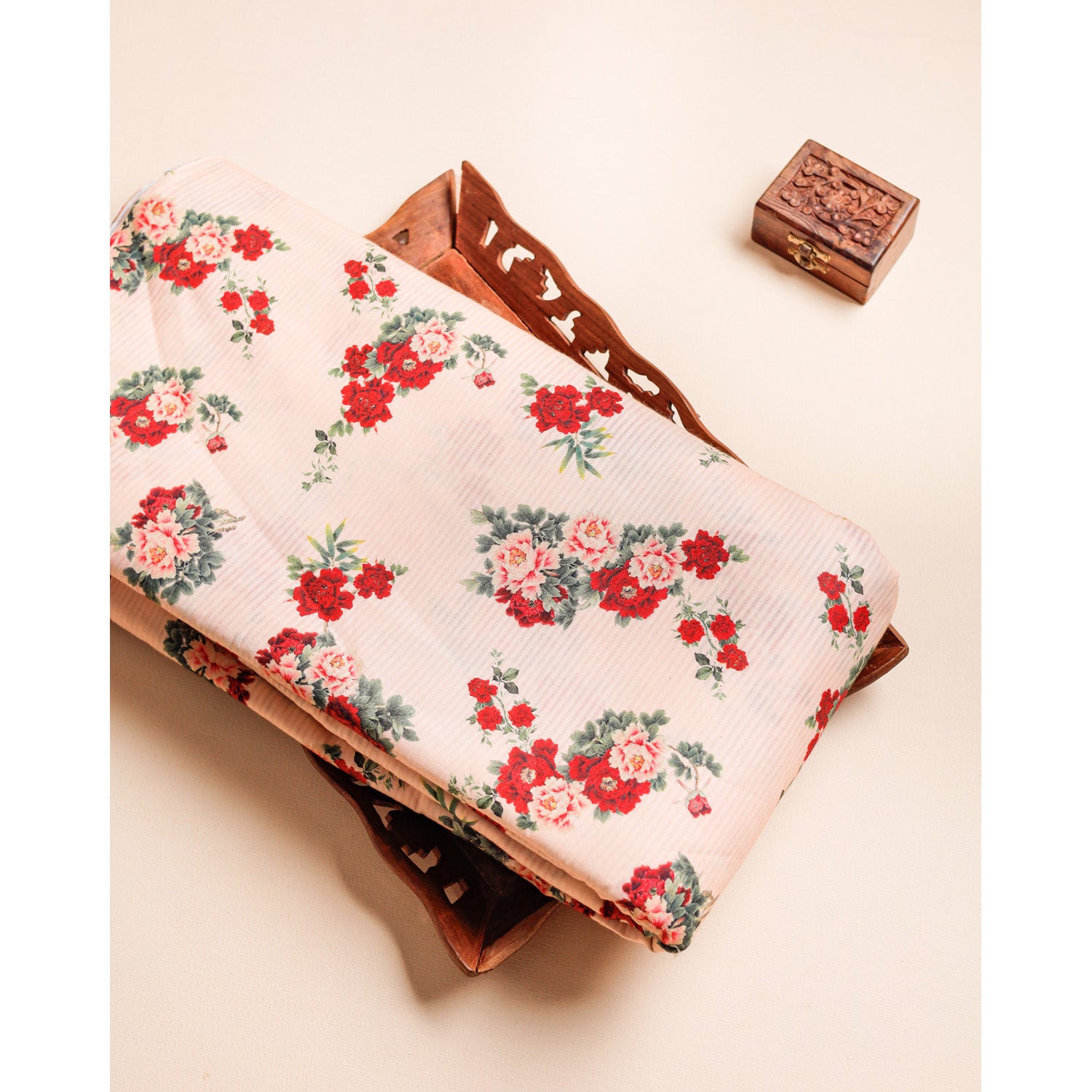 PURE COTTON DOBBY DIGITAL PRINTED FABRIC