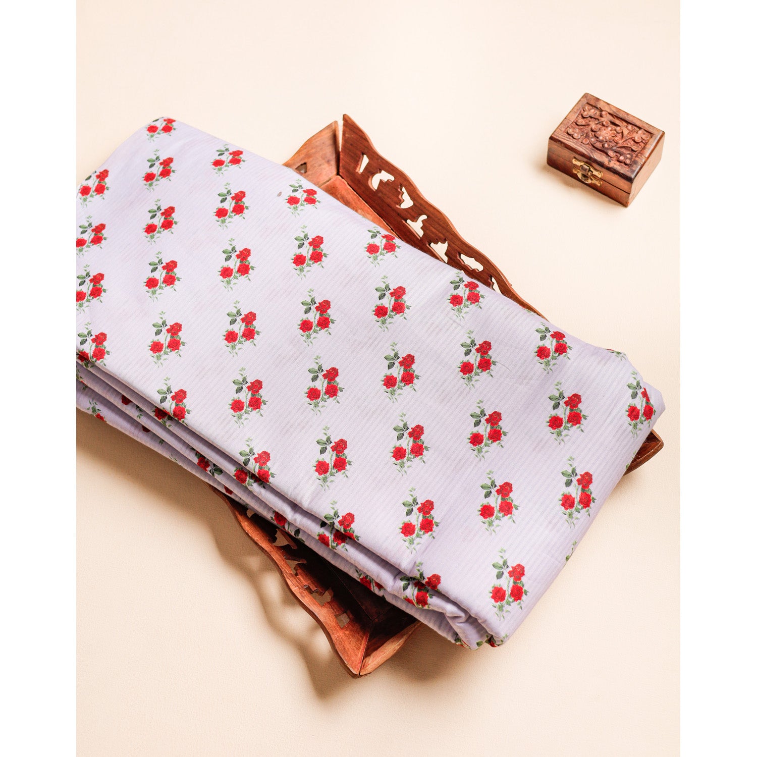 PURE COTTON DOBBY DIGITAL PRINTED FABRIC