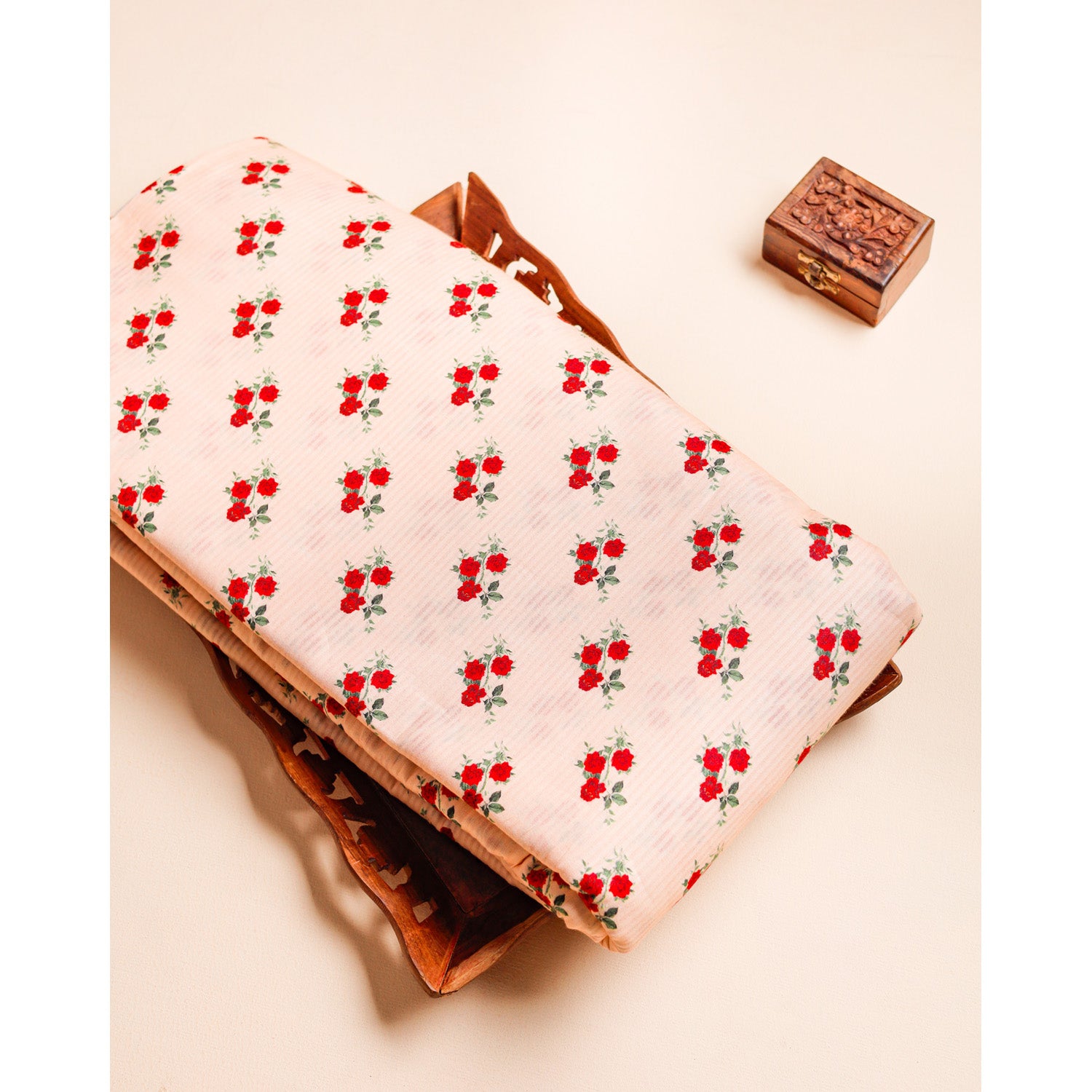 PURE COTTON DOBBY DIGITAL PRINTED FABRIC