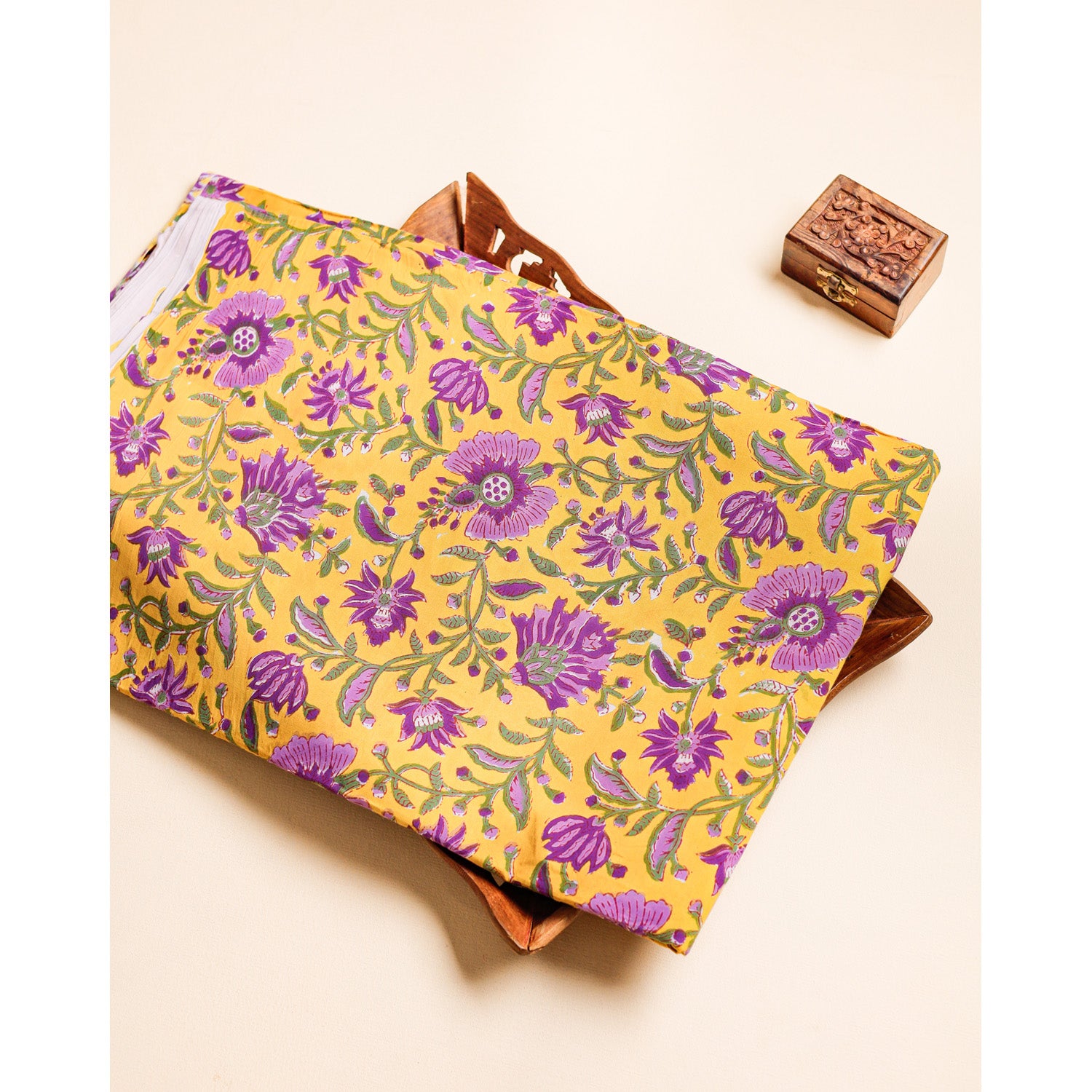 COTTON HANDBLOCK PRINTED FABRIC