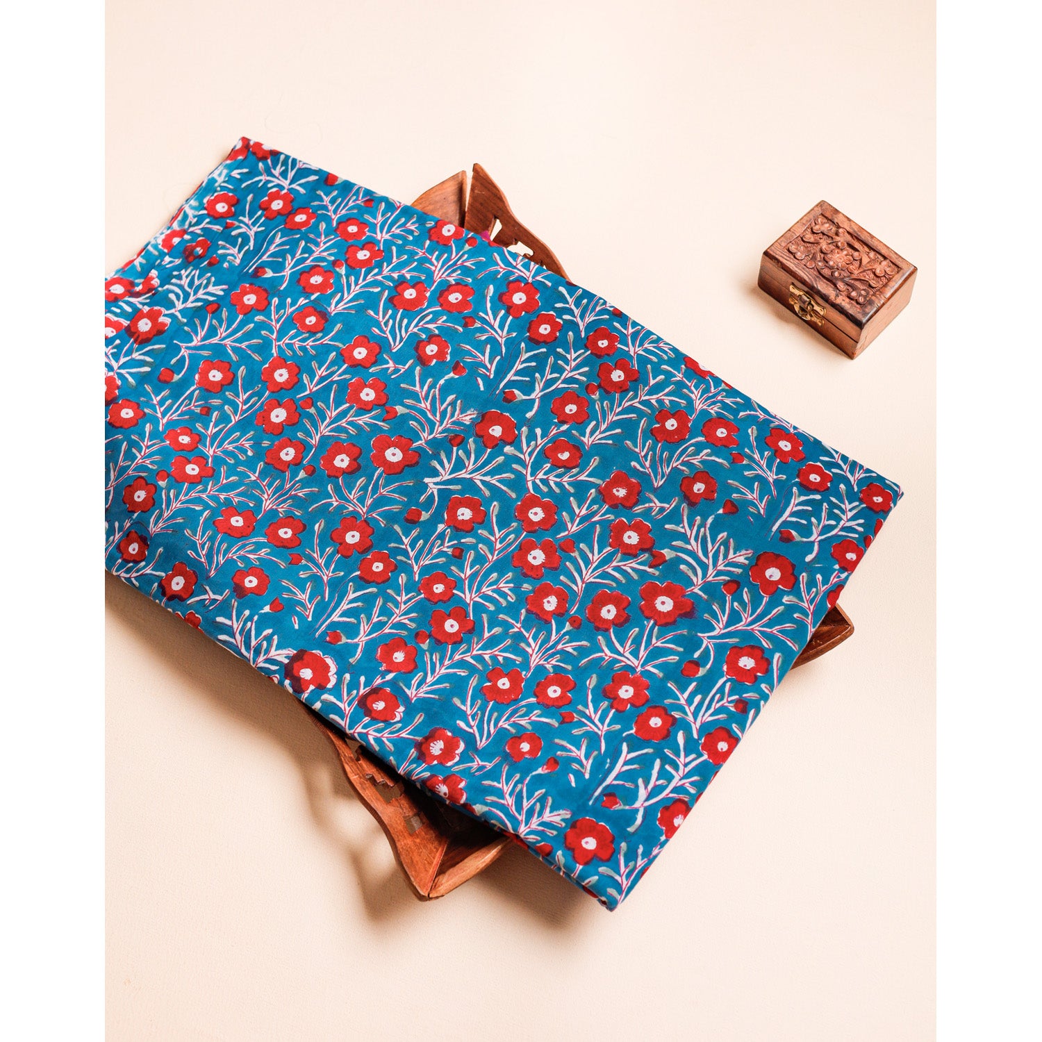 COTTON HANDBLOCK PRINTED FABRIC