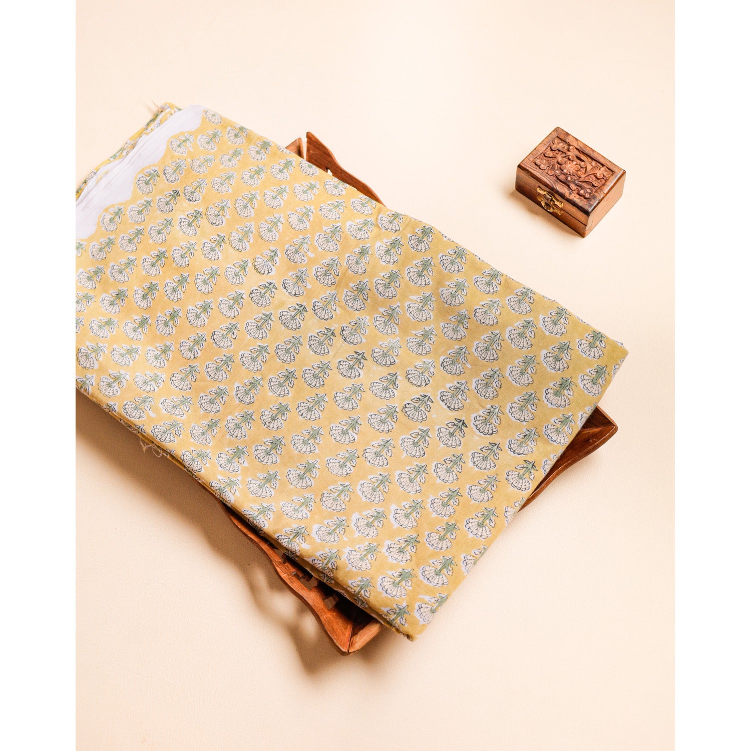COTTON HANDBLOCK PRINTED FABRIC