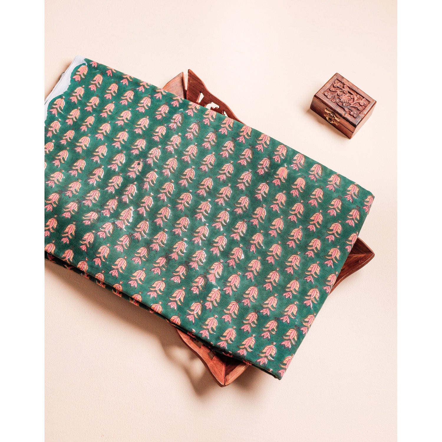 COTTON HANDBLOCK PRINTED FABRIC