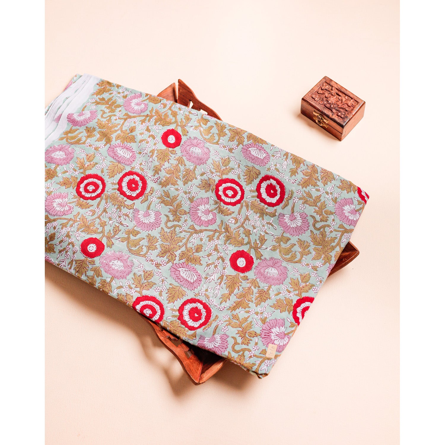 COTTON HANDBLOCK PRINTED FABRIC