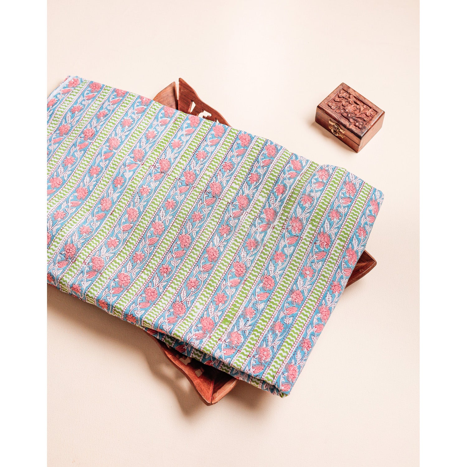 COTTON HANDBLOCK PRINTED FABRIC