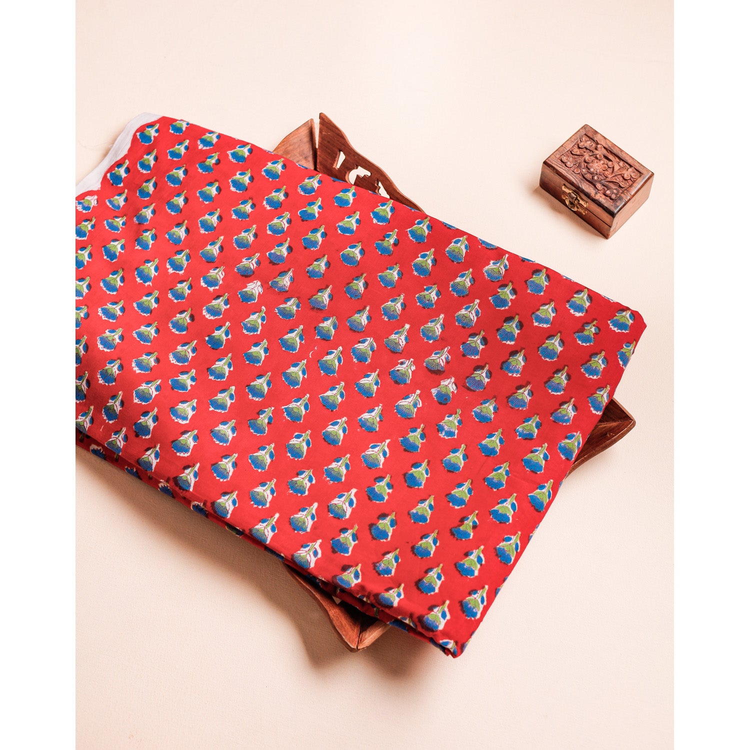 COTTON HANDBLOCK PRINTED FABRIC