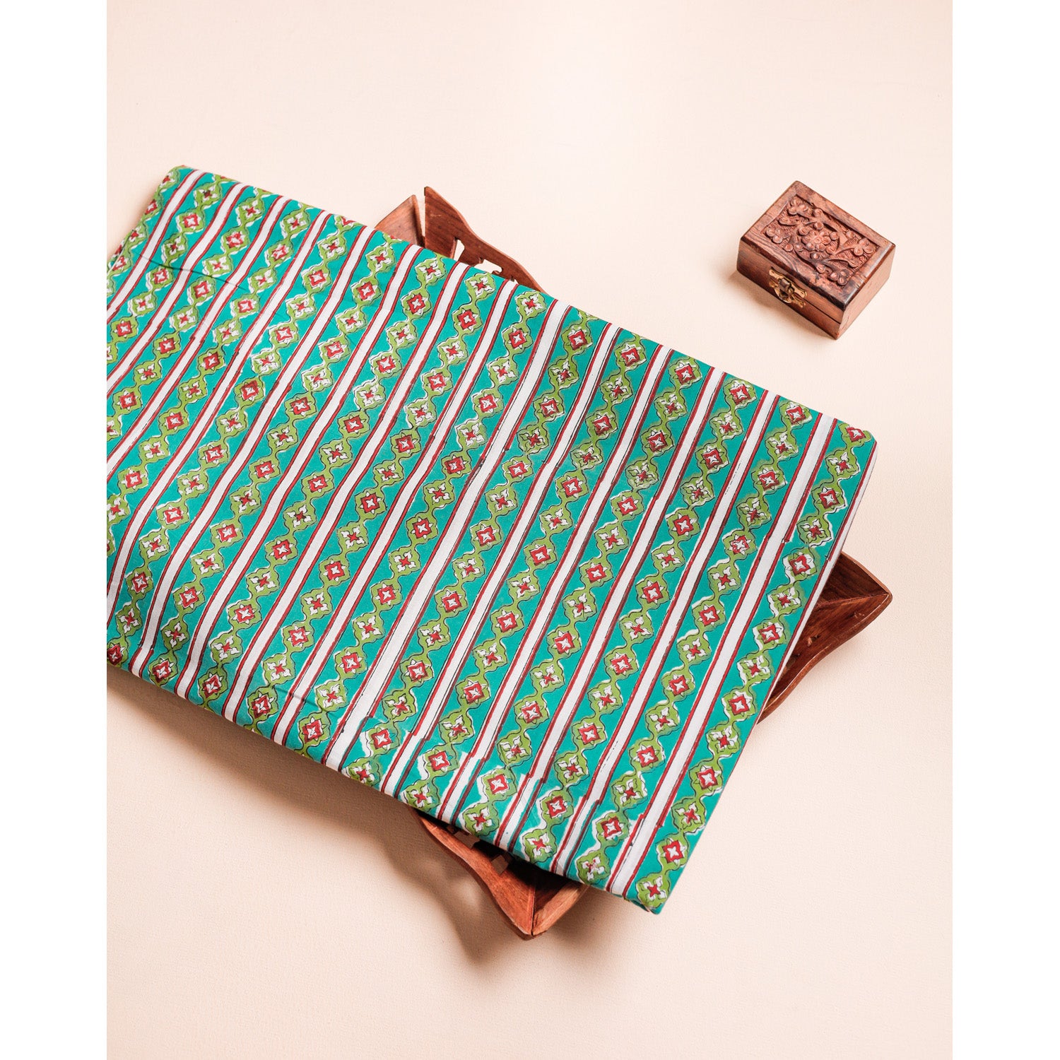 COTTON HANDBLOCK PRINTED FABRIC