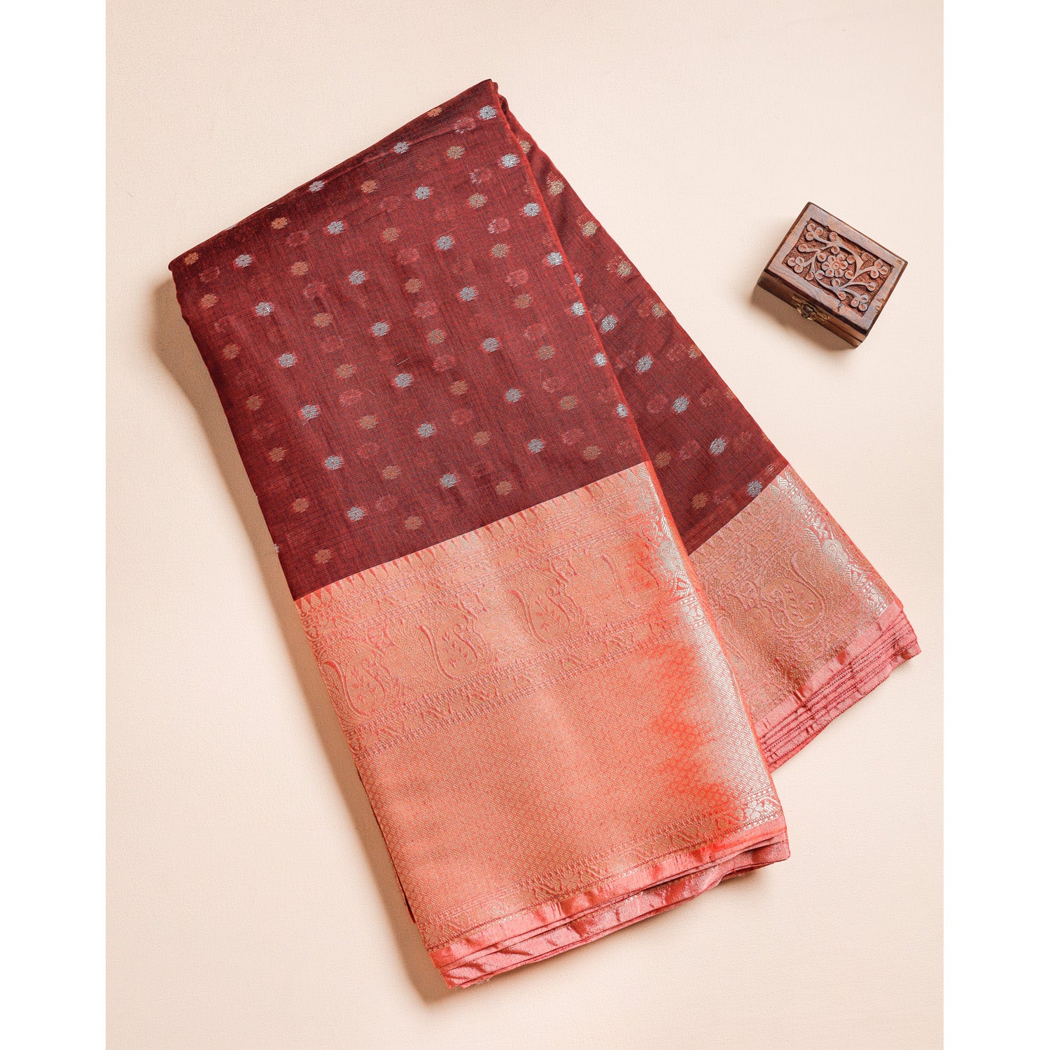 NARAYANPET COTTON SILK BORDER FABRIC