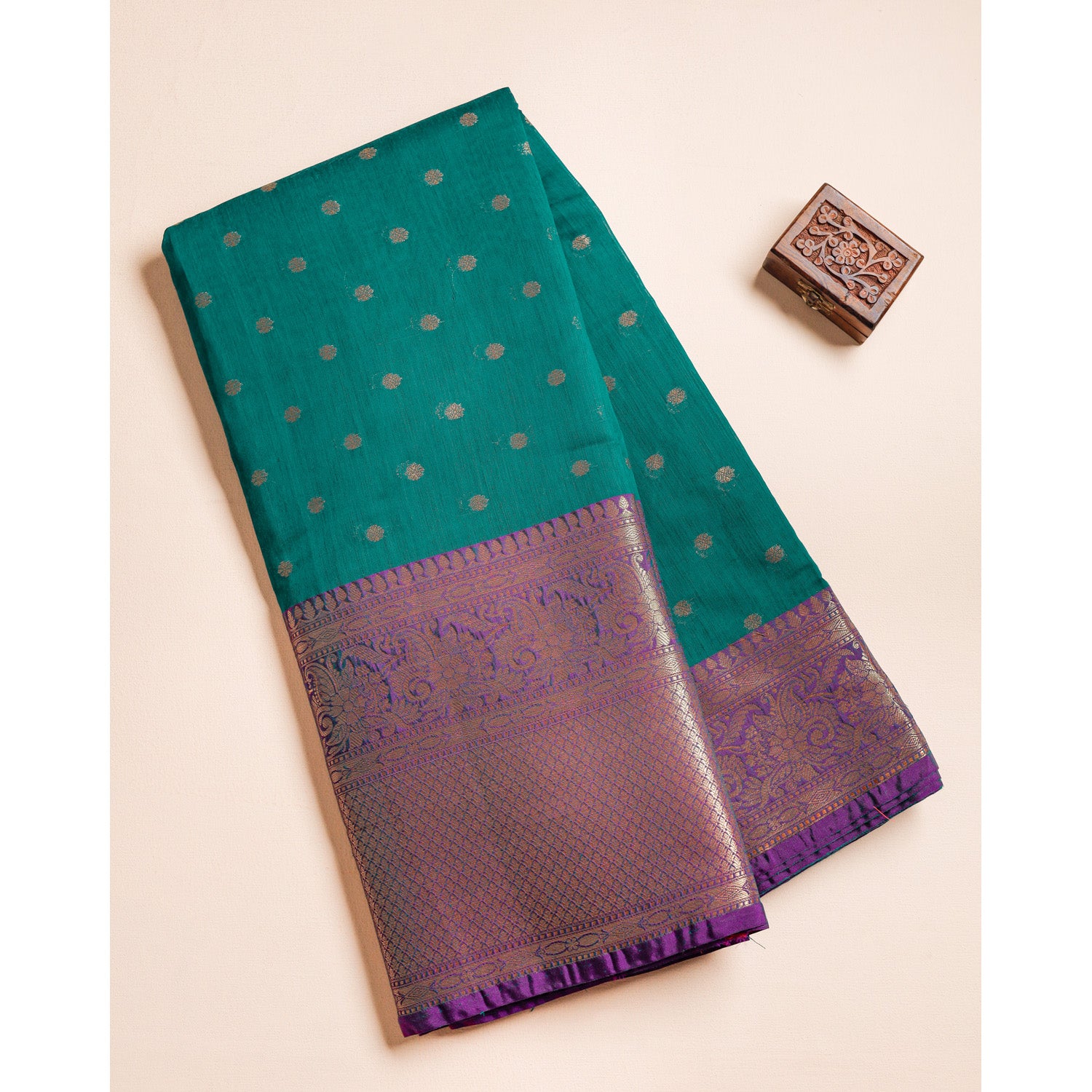 NARAYANPET COTTON SILK BORDER FABRIC