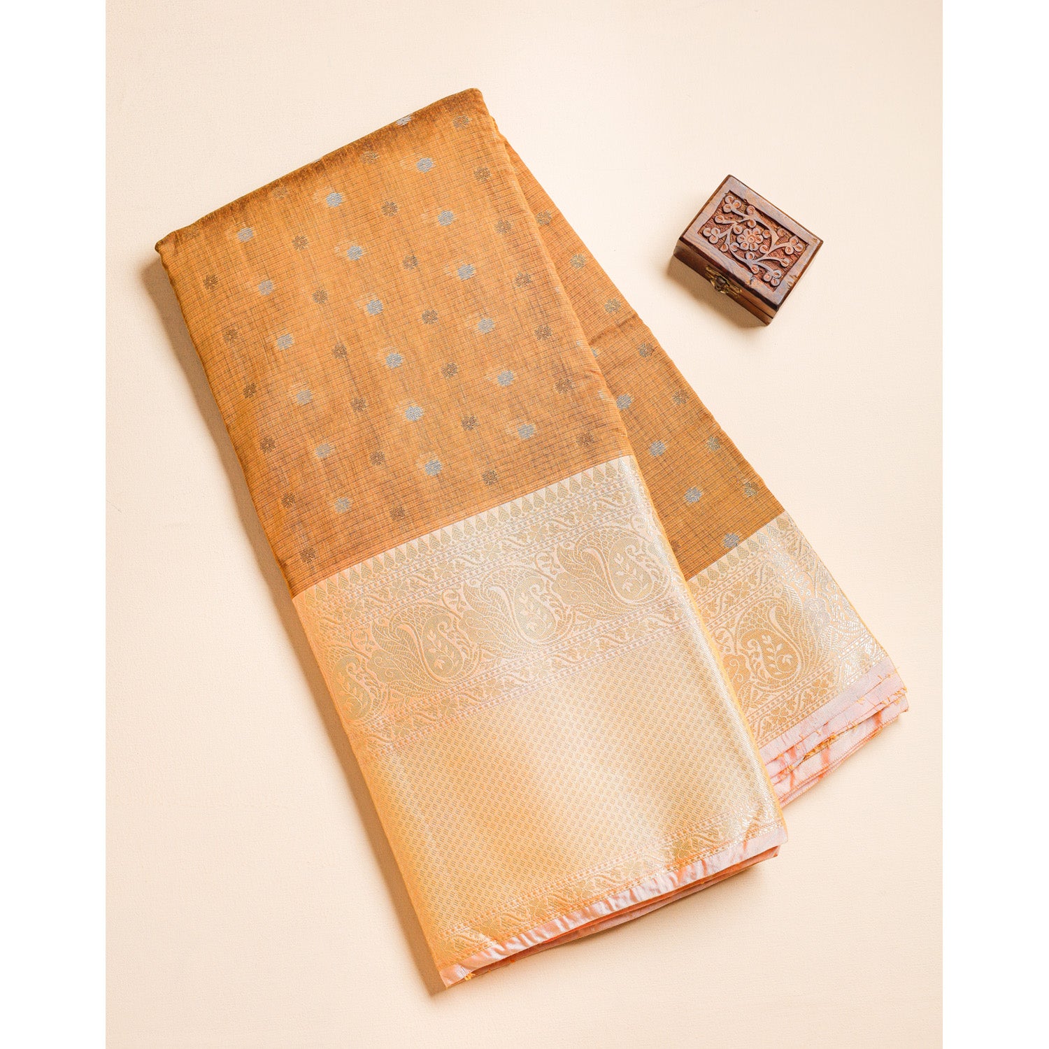 NARAYANPET COTTON SILK BORDER FABRIC