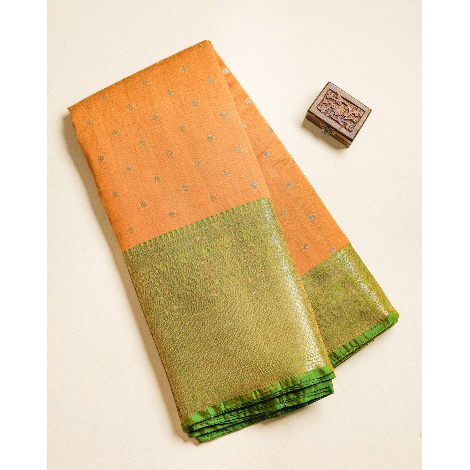 NARAYANPET COTTON SILK BORDER FABRIC