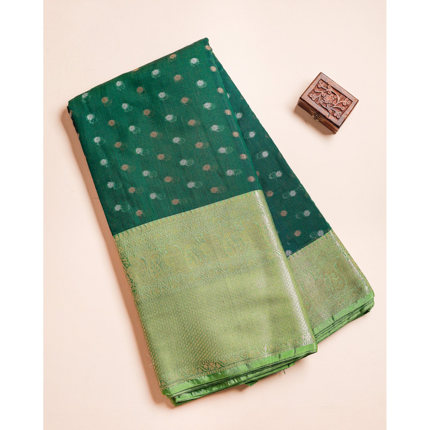 NARAYANPET COTTON SILK BORDER FABRIC