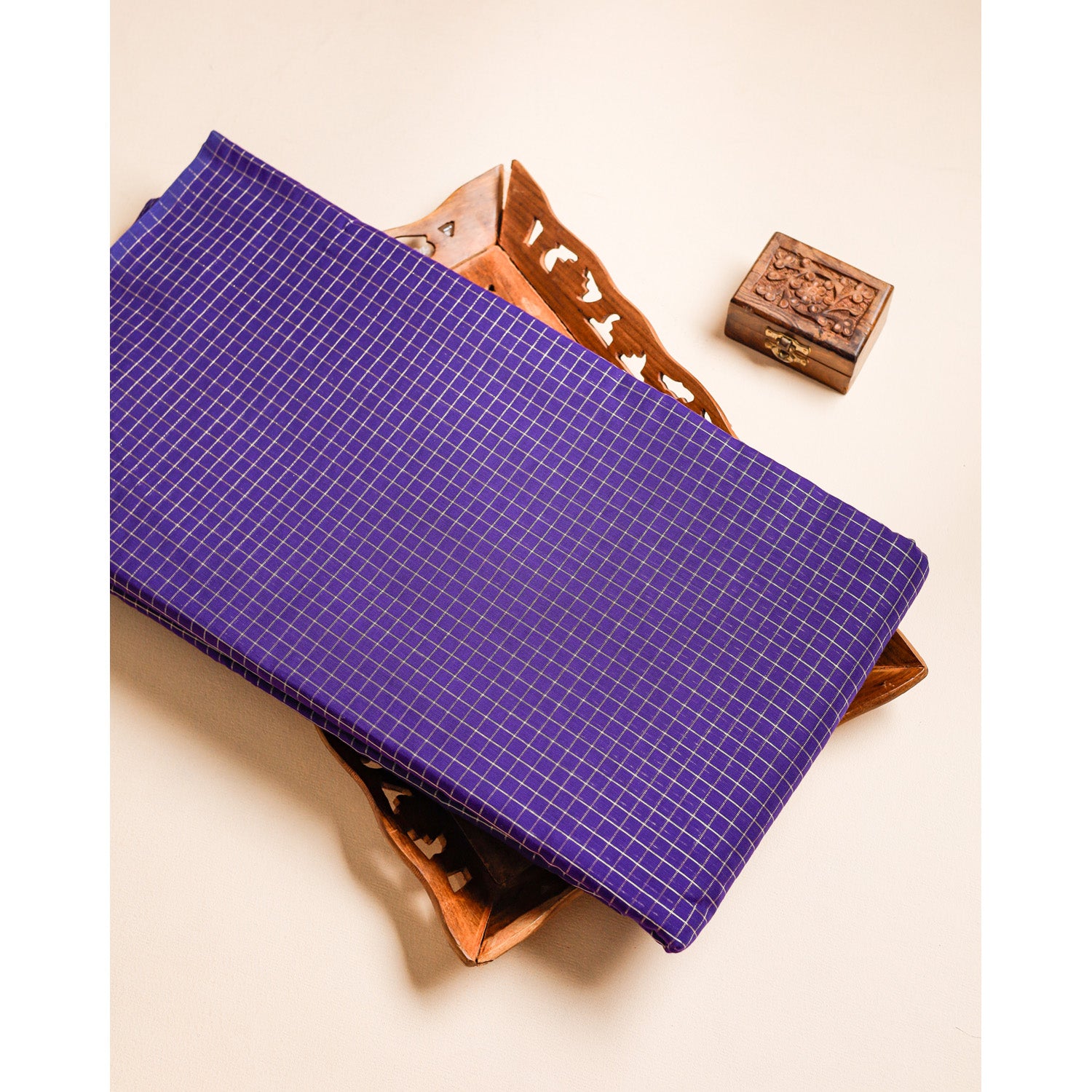 COTTON SILK ZARI FABRIC