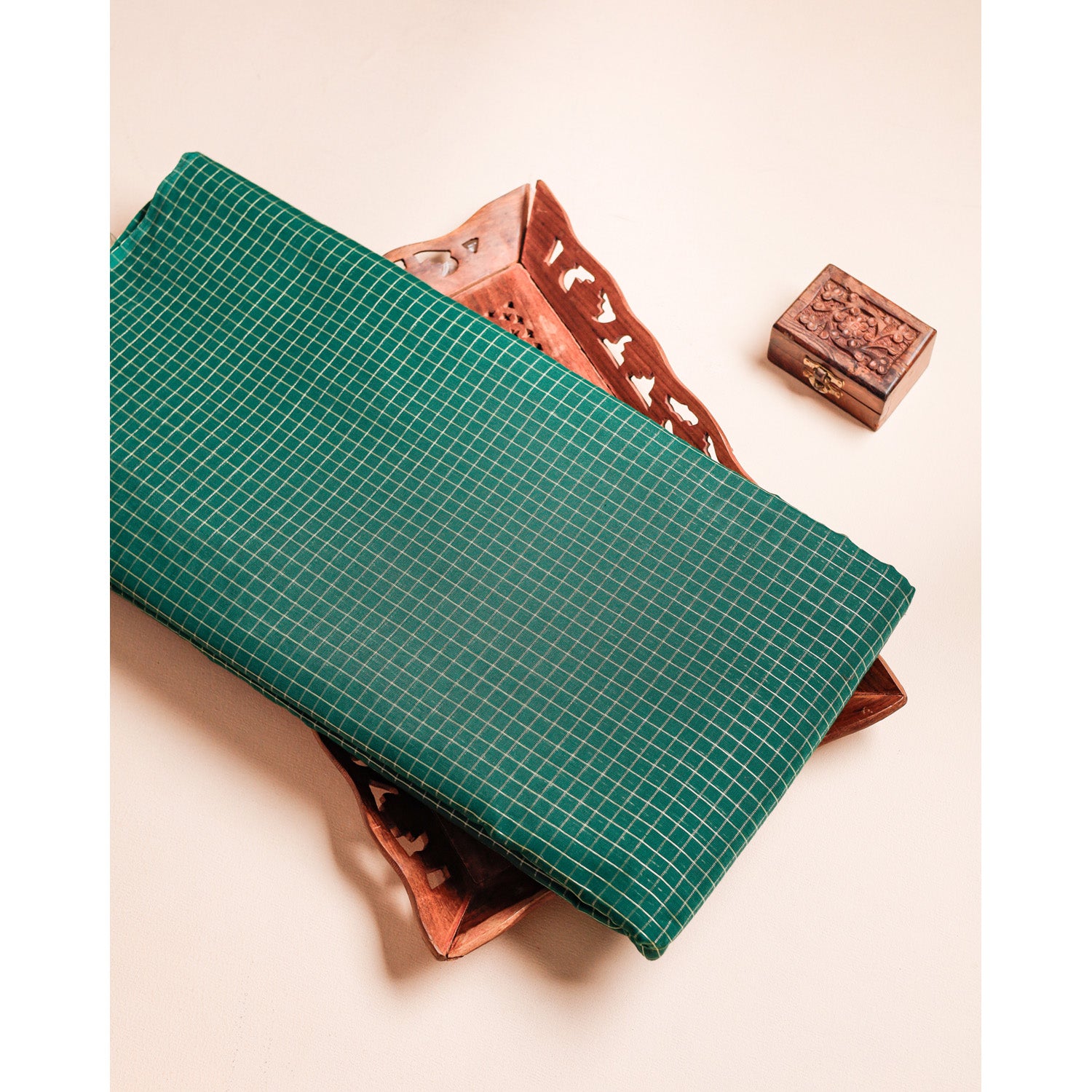 COTTON SILK ZARI FABRIC