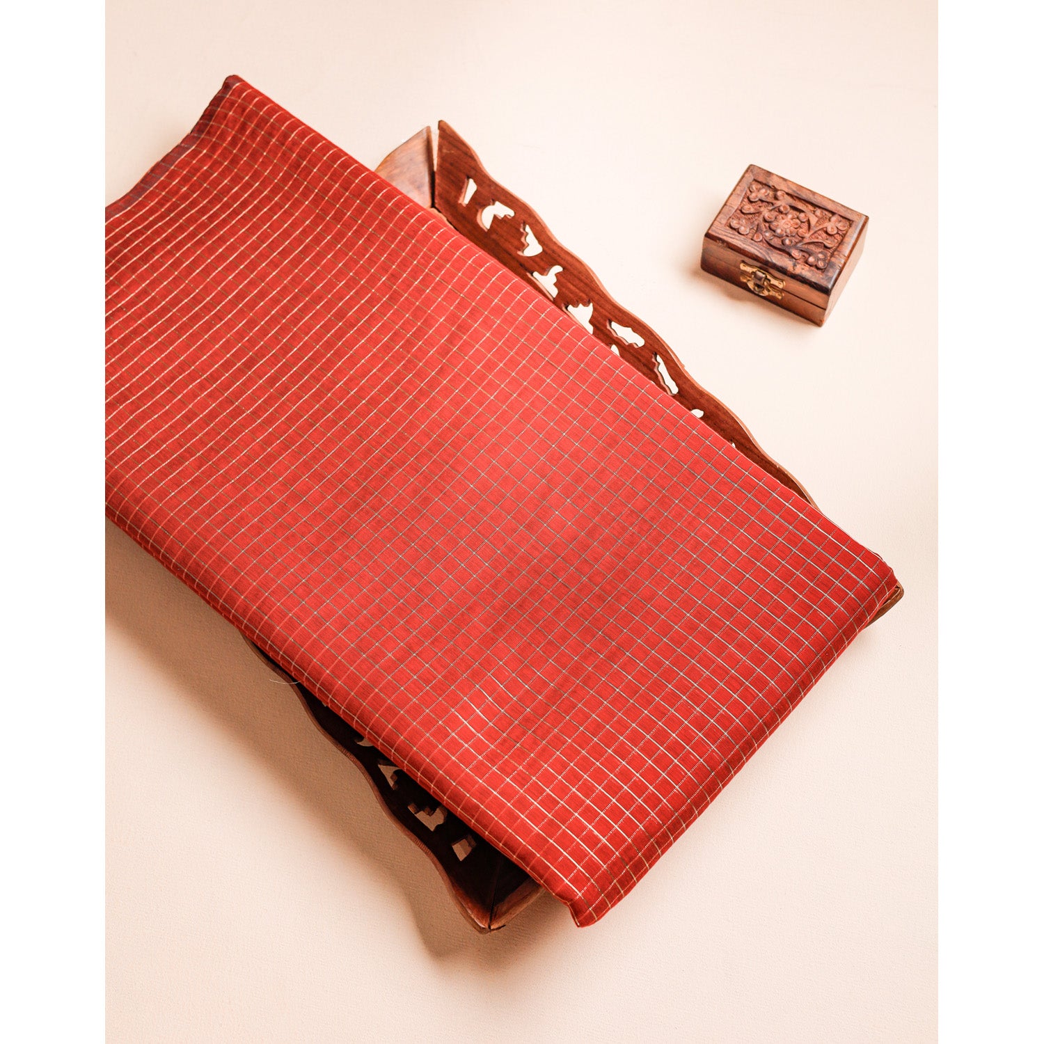 COTTON SILK ZARI FABRIC