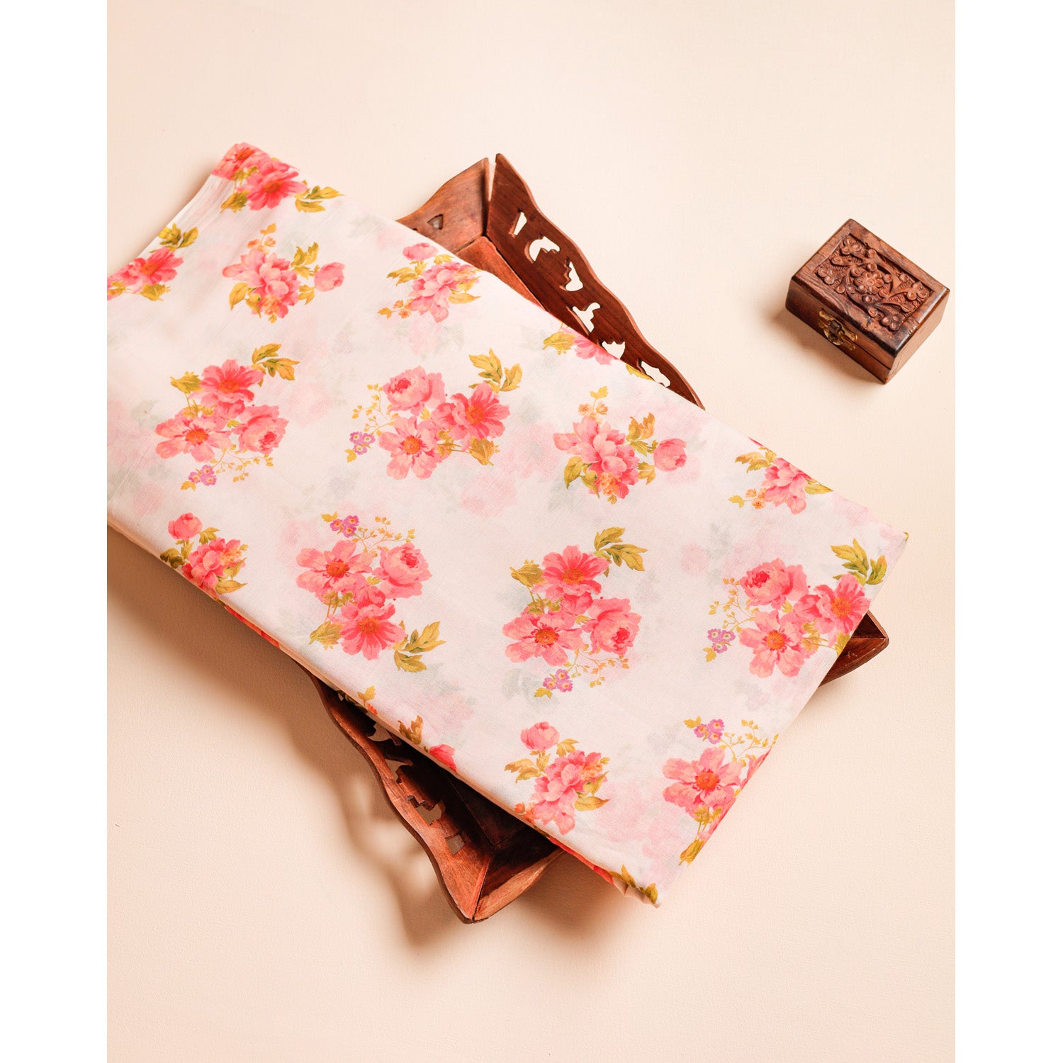 PURE COTTON MUL PRINTED FABRIC