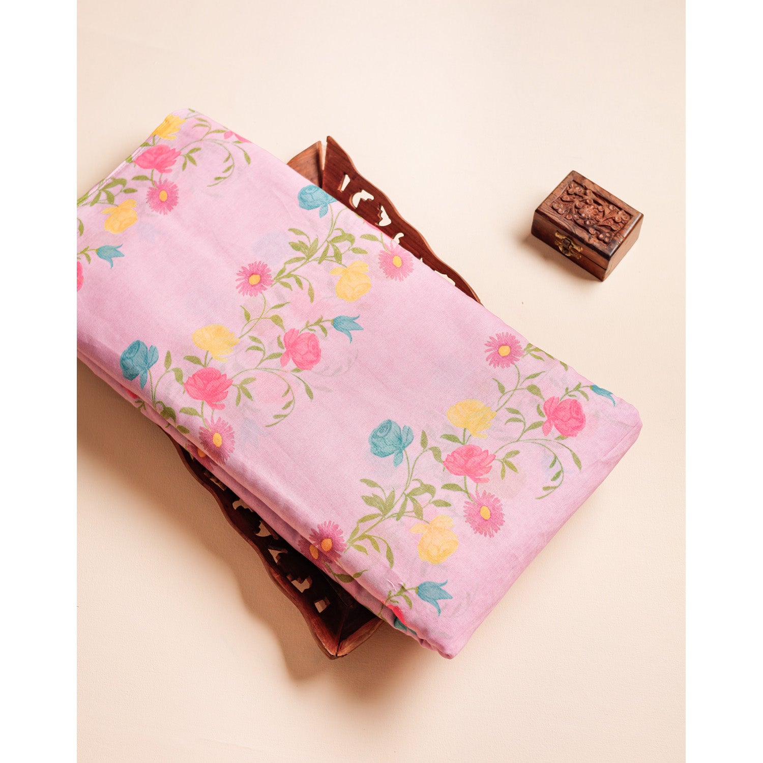 PURE COTTON MUL PRINTED FABRIC