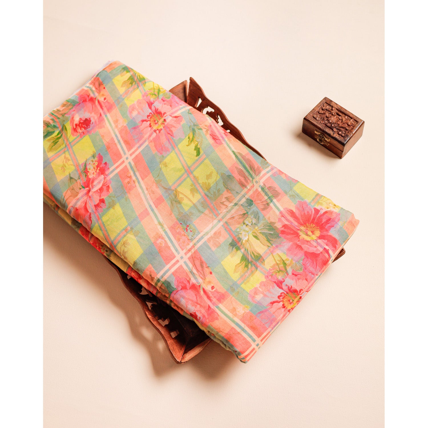 PURE COTTON MUL PRINTED FABRIC