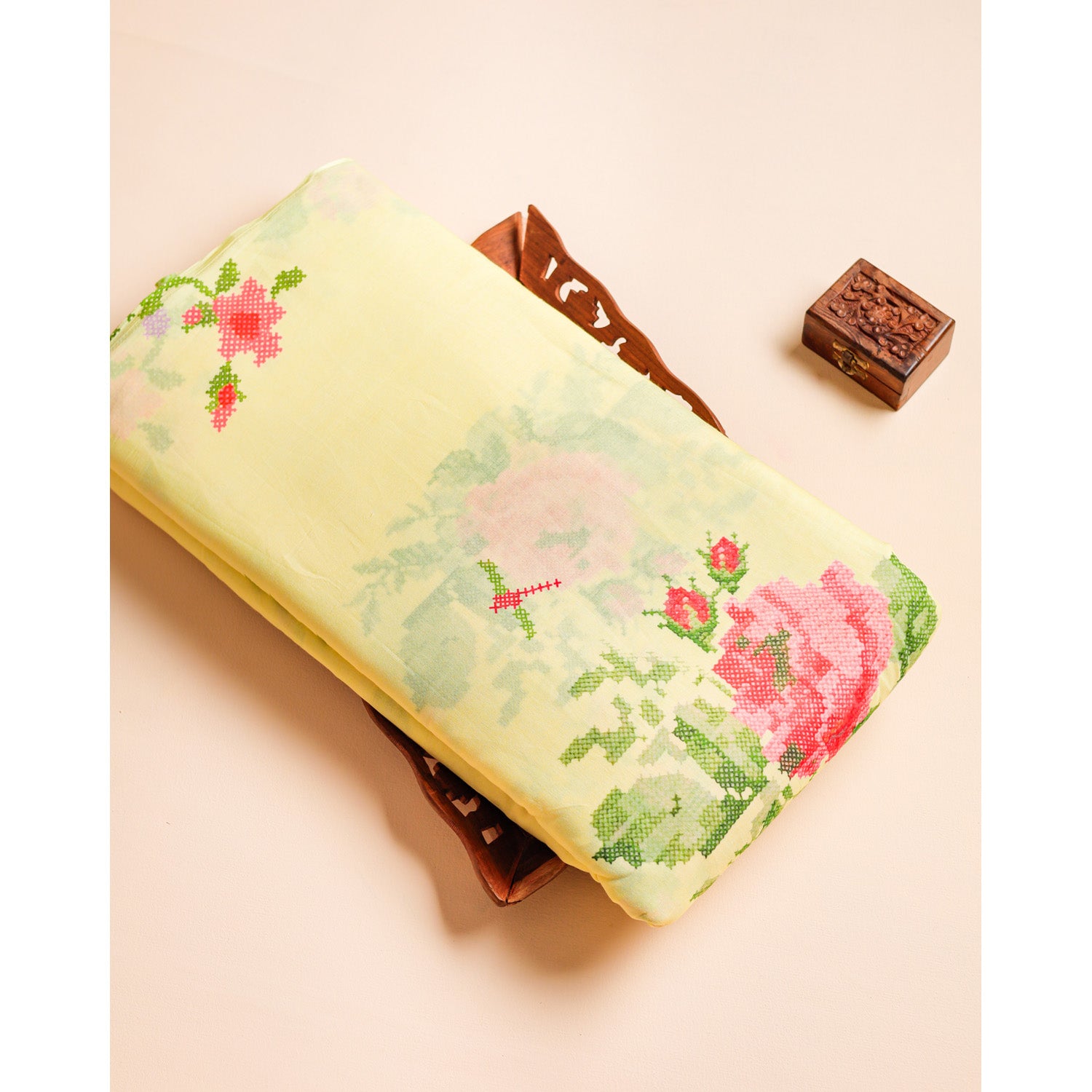 PURE COTTON MUL PRINTED FABRIC