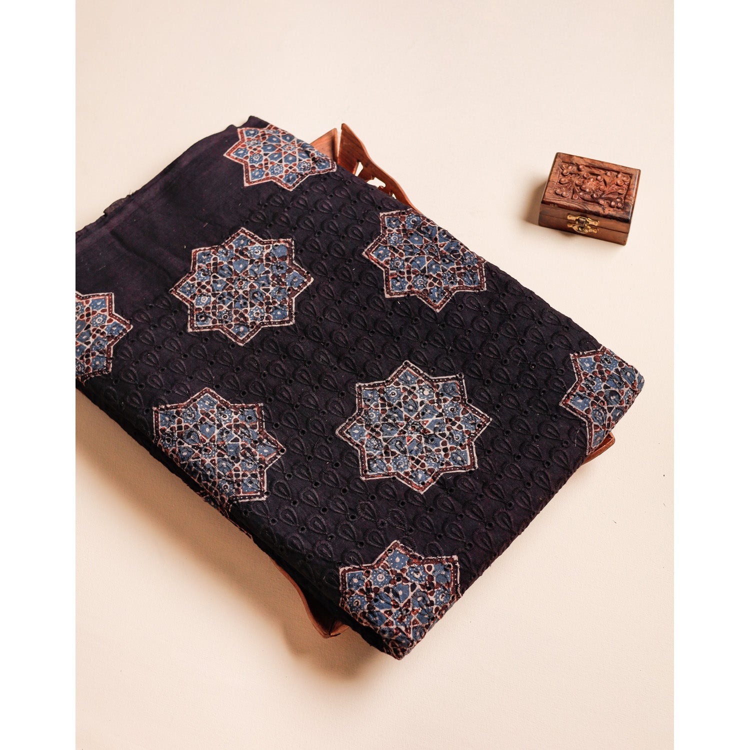 PURE AJRAKH COTTON HAKOBA FABRIC
