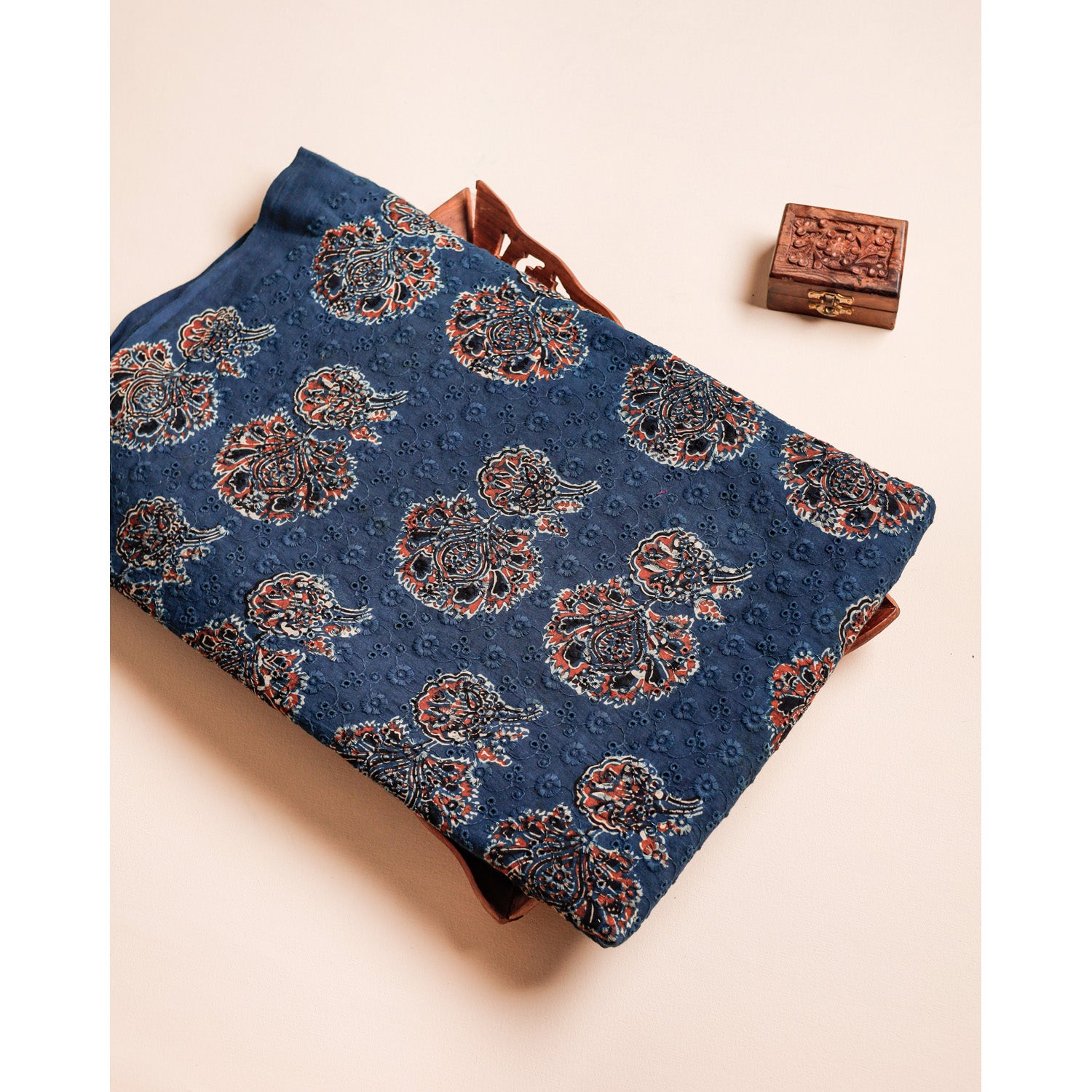 PURE AJRAKH COTTON HAKOBA FABRIC