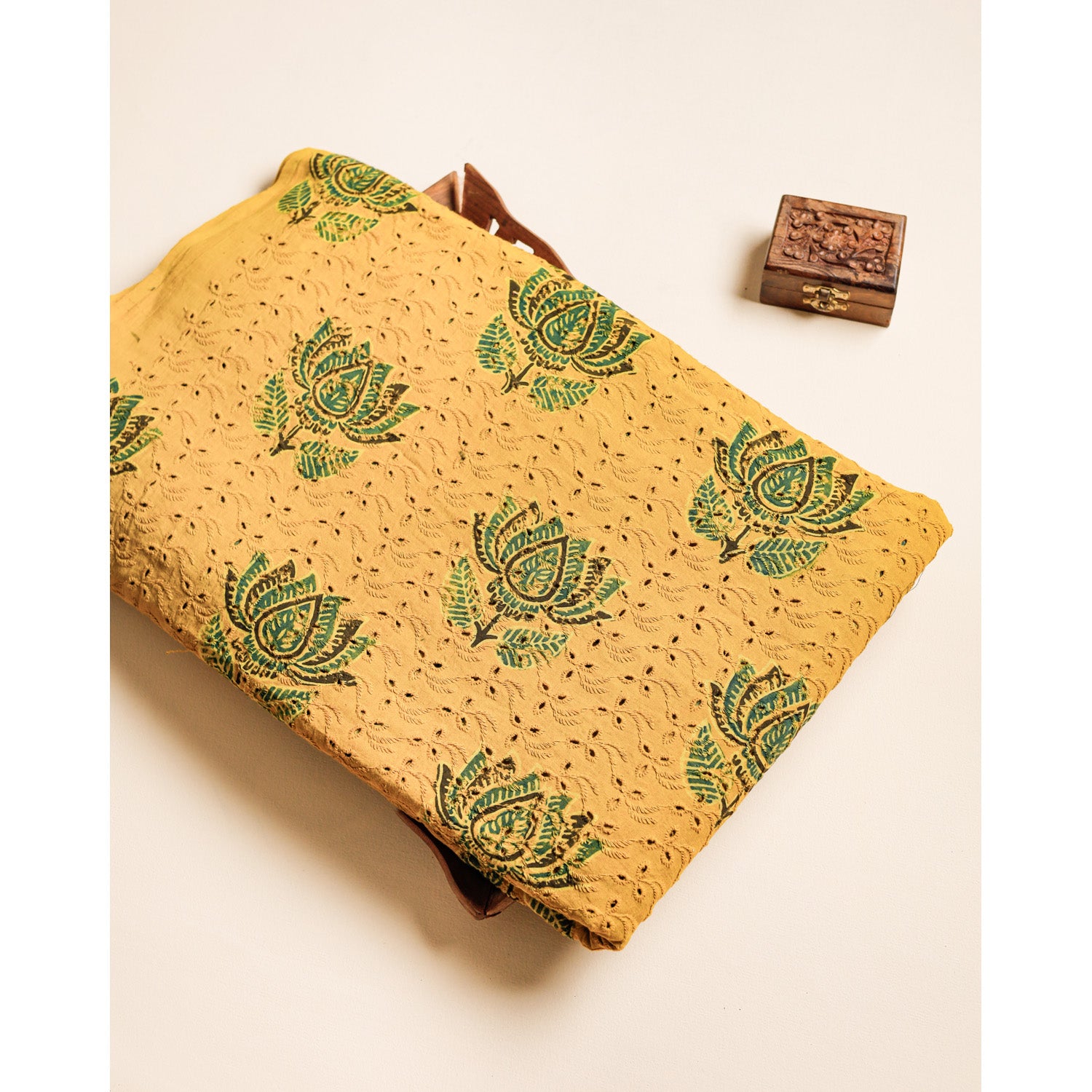 PURE AJRAKH COTTON HAKOBA FABRIC