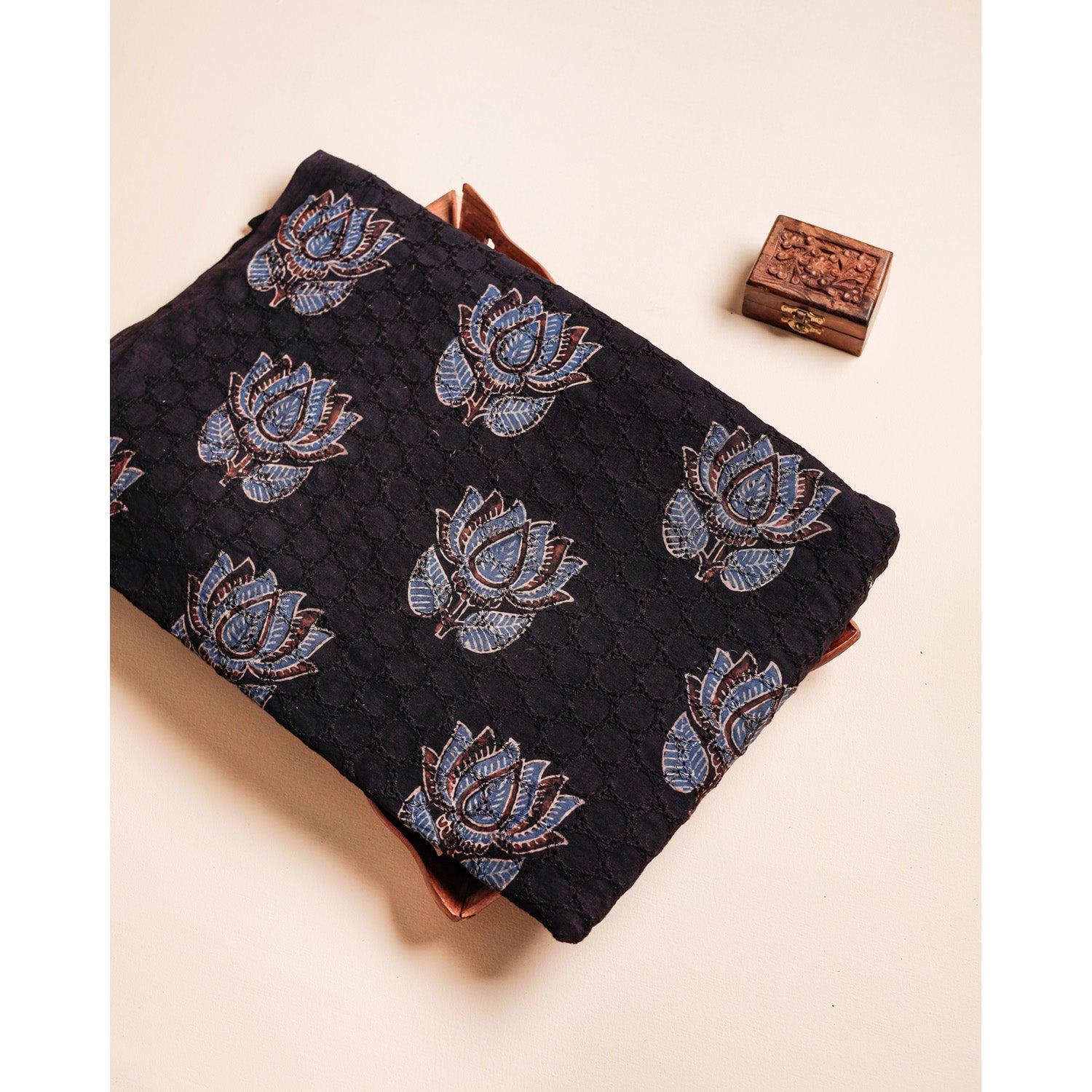 PURE AJRAKH COTTON HAKOBA FABRIC