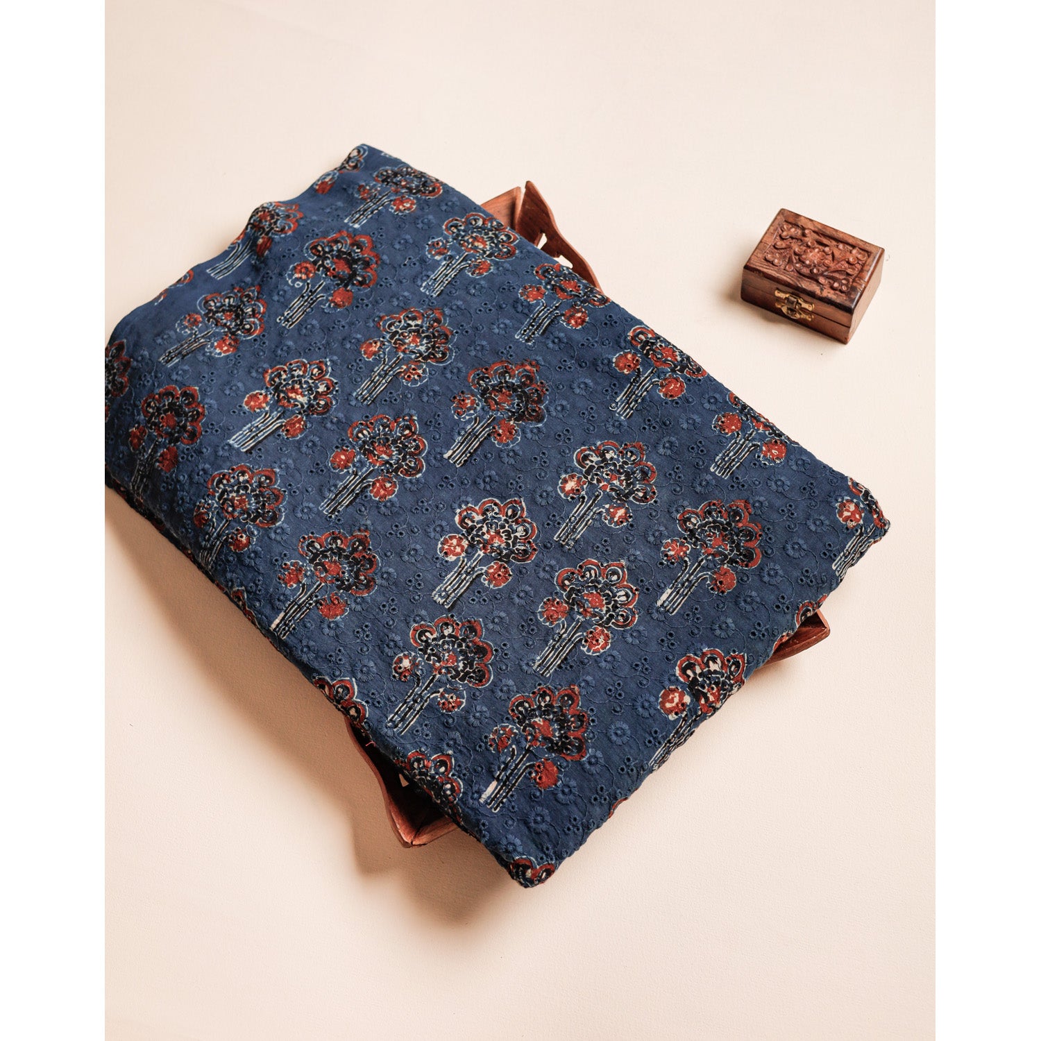 PURE AJRAKH COTTON HAKOBA FABRIC