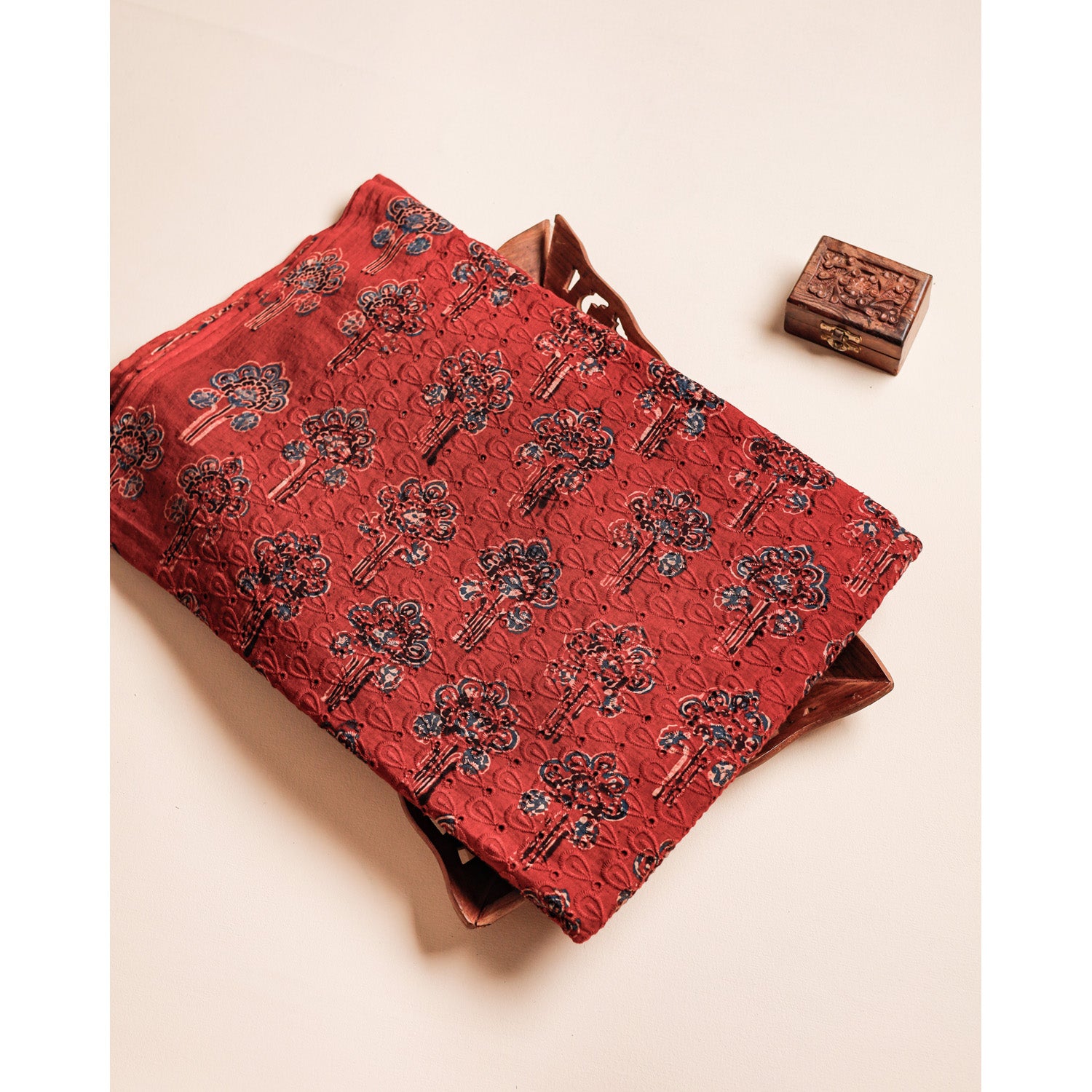 PURE AJRAKH COTTON HAKOBA FABRIC