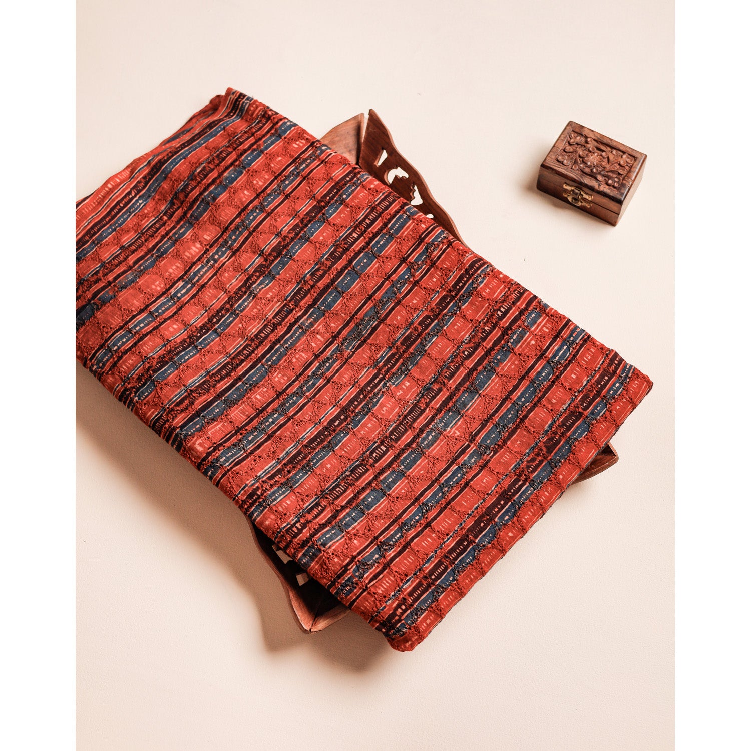 PURE AJRAKH COTTON HAKOBA FABRIC
