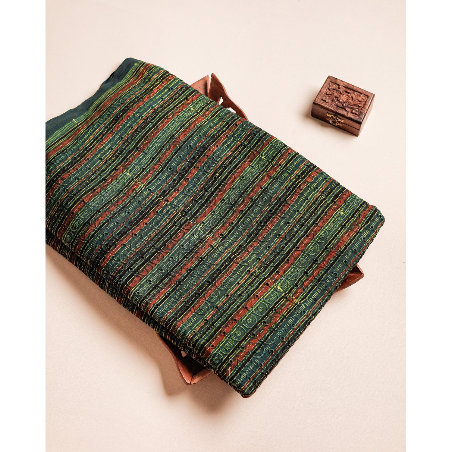 PURE AJRAKH COTTON HAKOBA FABRIC
