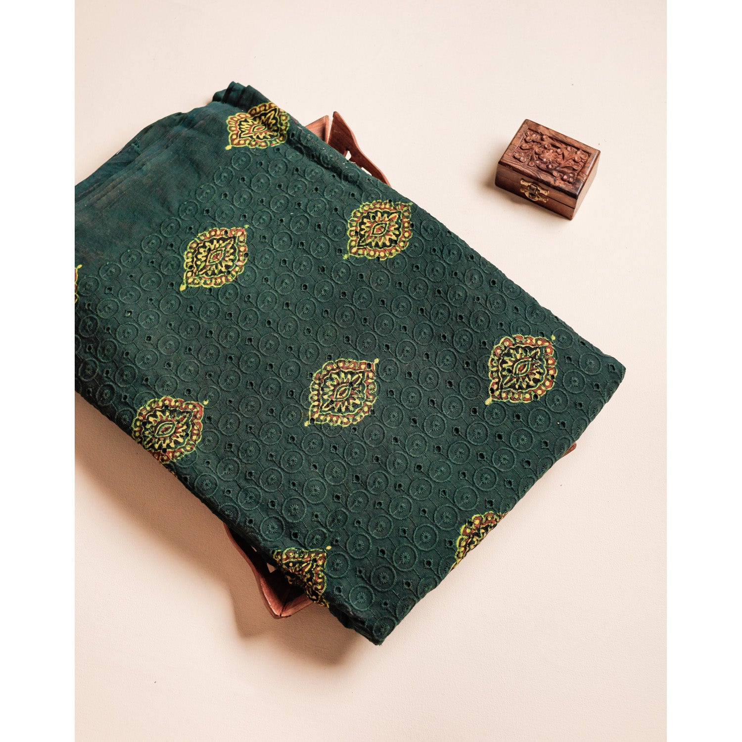 PURE AJRAKH COTTON HAKOBA FABRIC