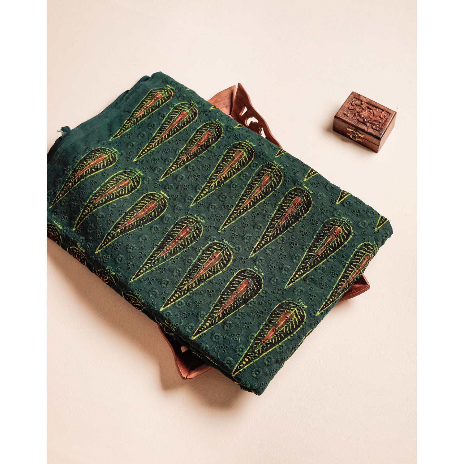 PURE AJRAKH COTTON HAKOBA FABRIC