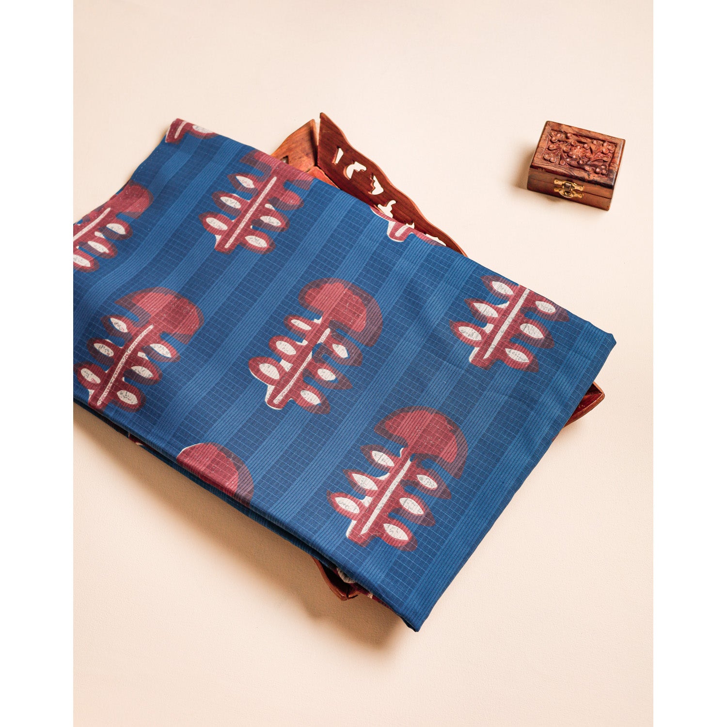 COTTON DOBBY PRINTED FABRIC