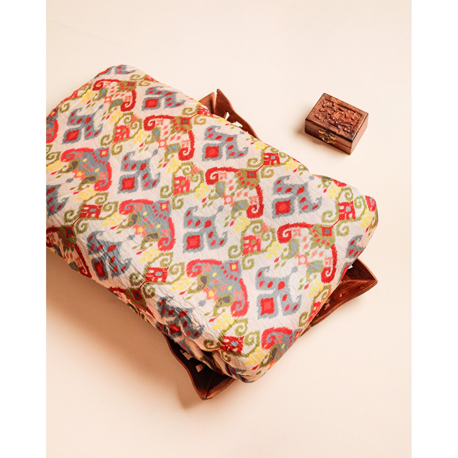 MOGRA CHANDERI PRINTED FABRIC