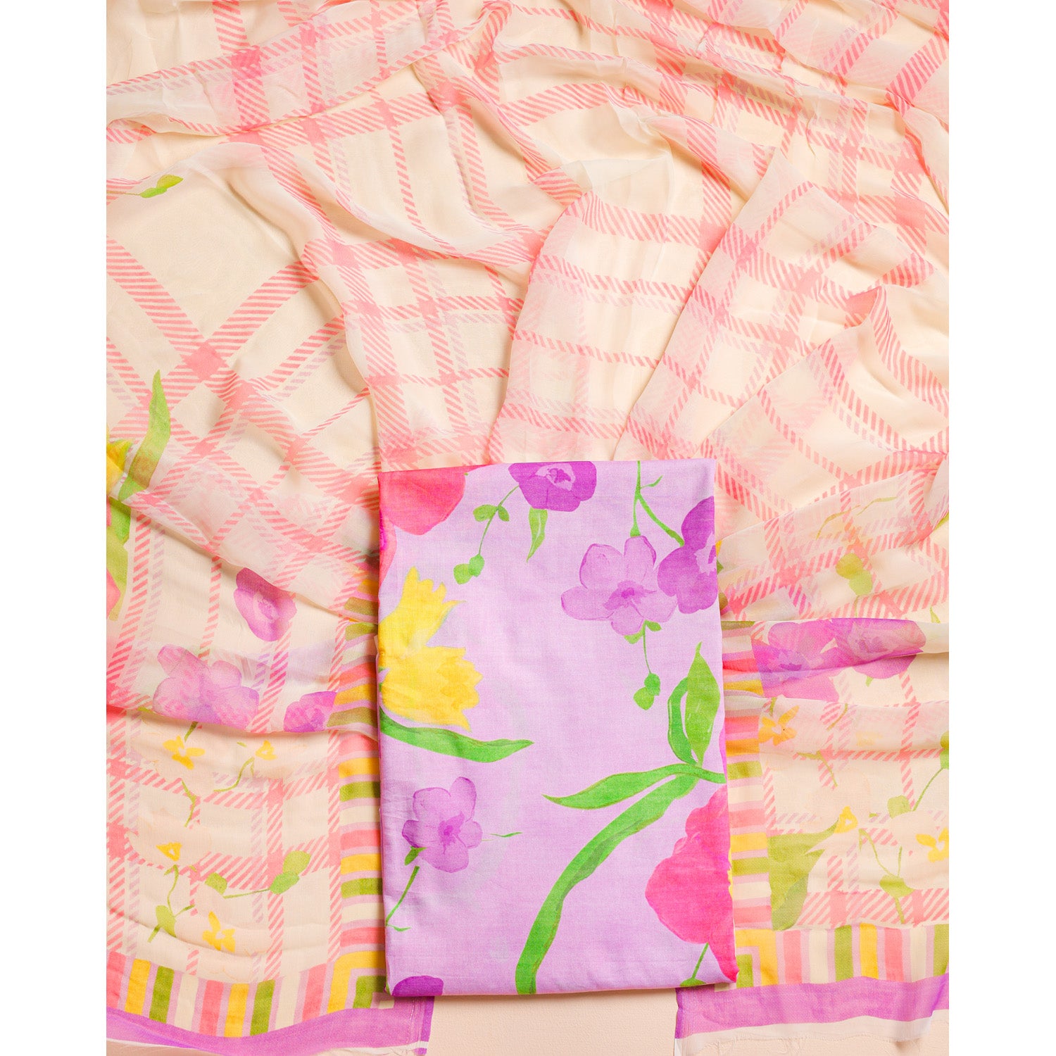 PURE COTTON PRINTED 2 PIECE SET