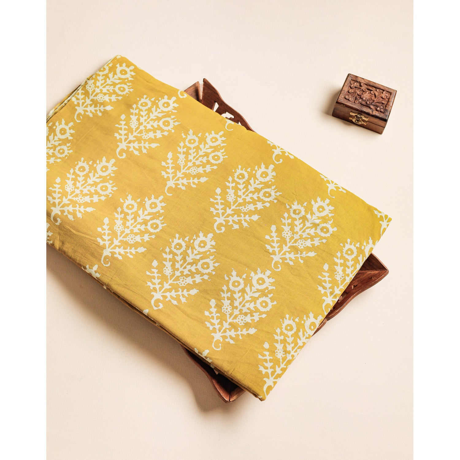 PURE COTTON HANDBLOCK PRINTED FABRIC